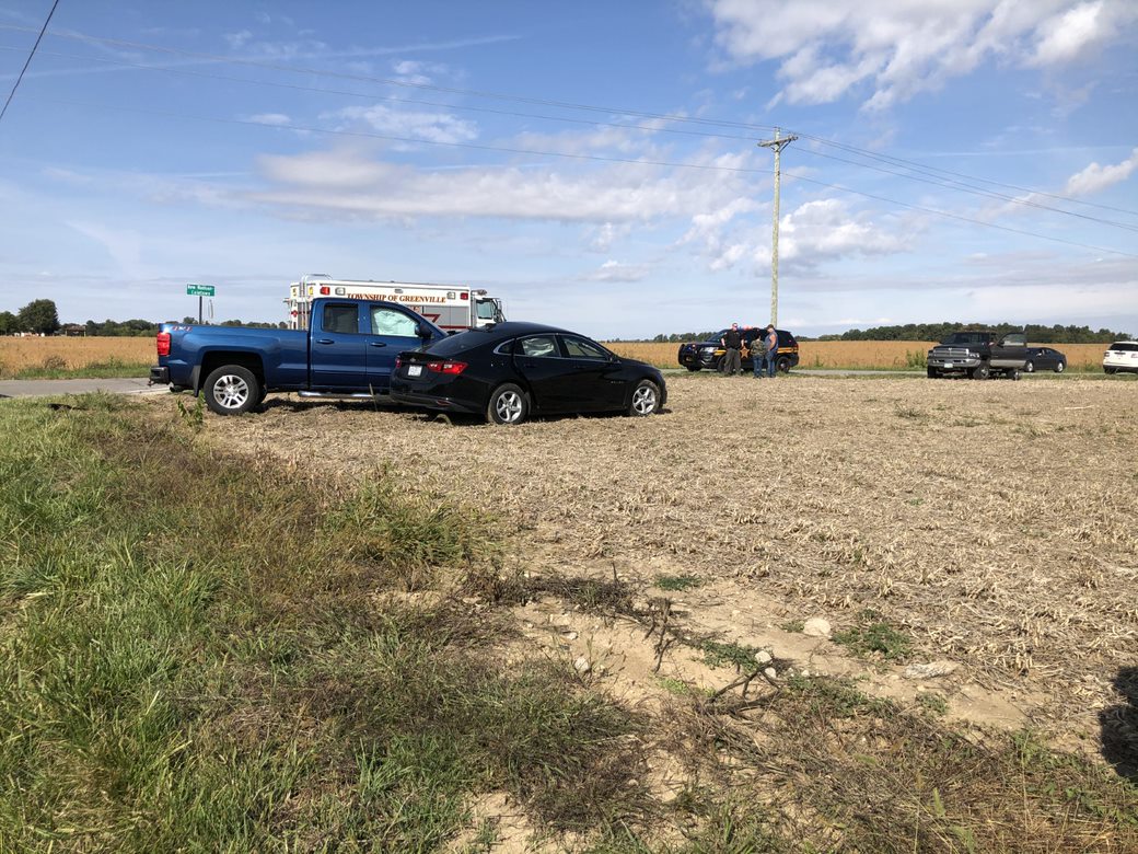 Female taken to hospital by medical helicopter after crash in Darke