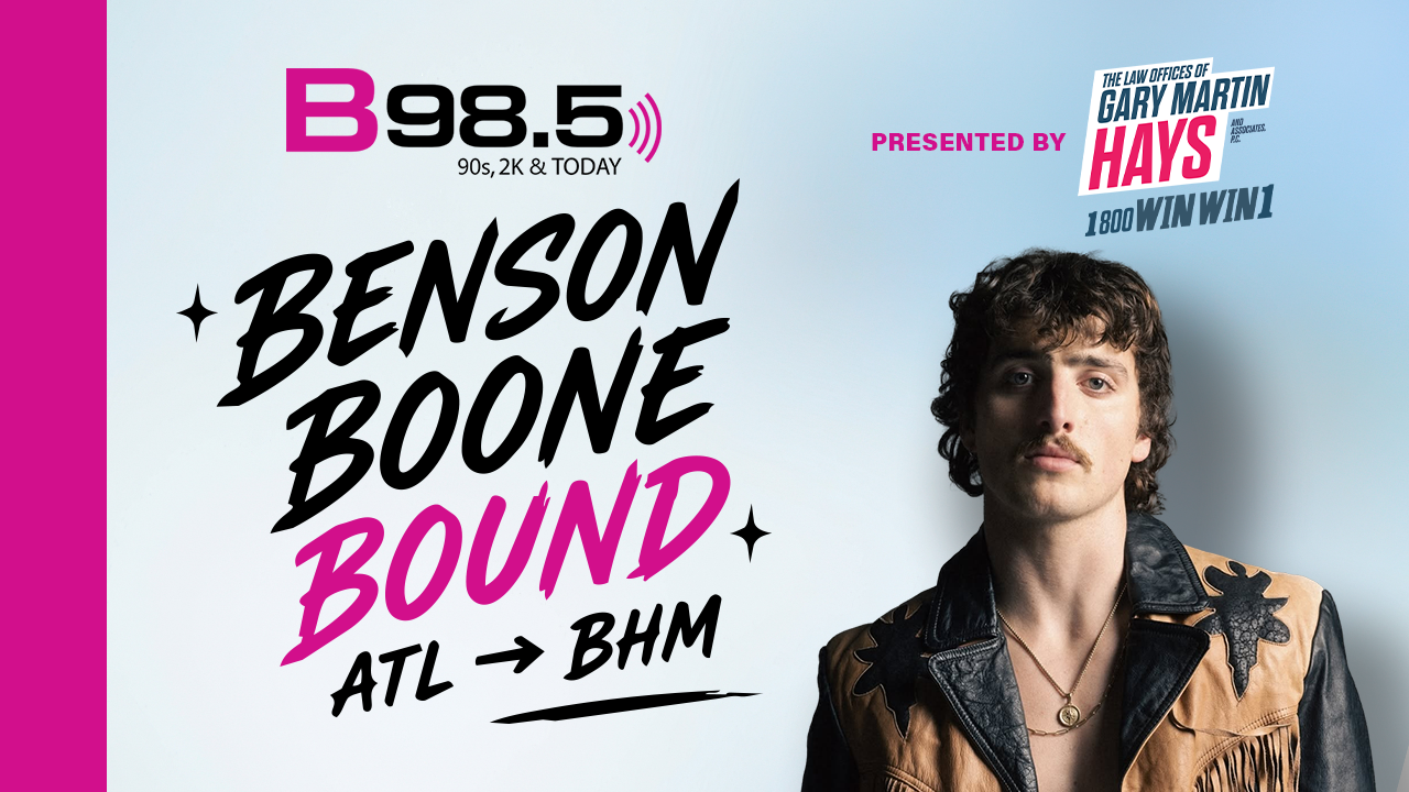 BENSON BOONE BOUND: ATL → BHM: Enter for your chance to win a 
