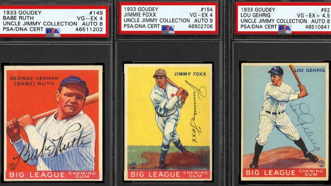 Babe Ruth Signed 1933 Card Smashes Auction Record, From 'Uncle
