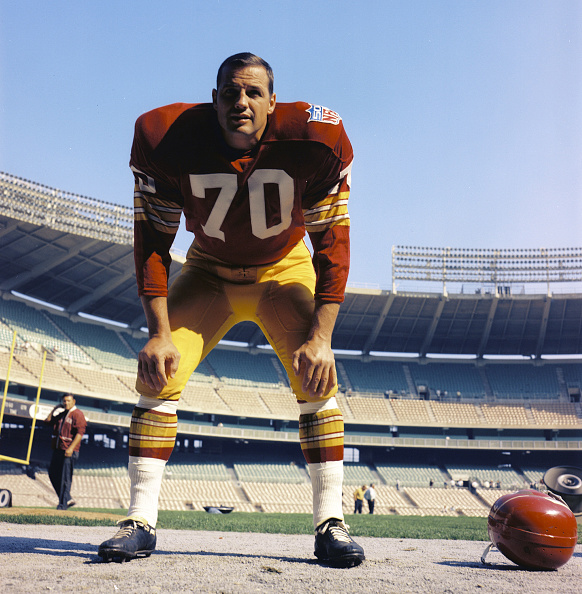 sam huff redskins jersey