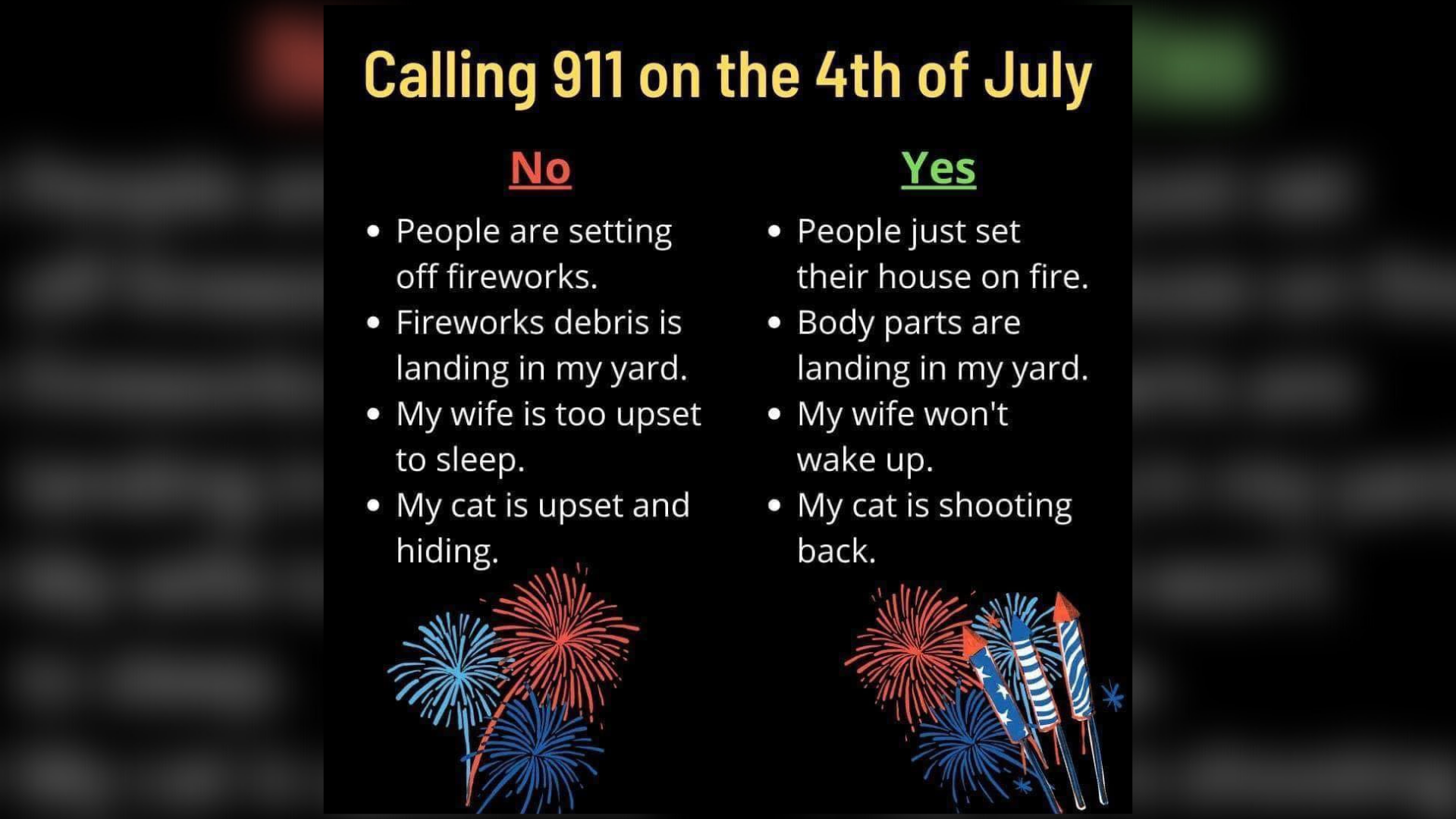 Ga sheriffs office posts hilarious advice on when its OK to call 911 on  the 4th  WSB-TV Channel 2 - Atlanta