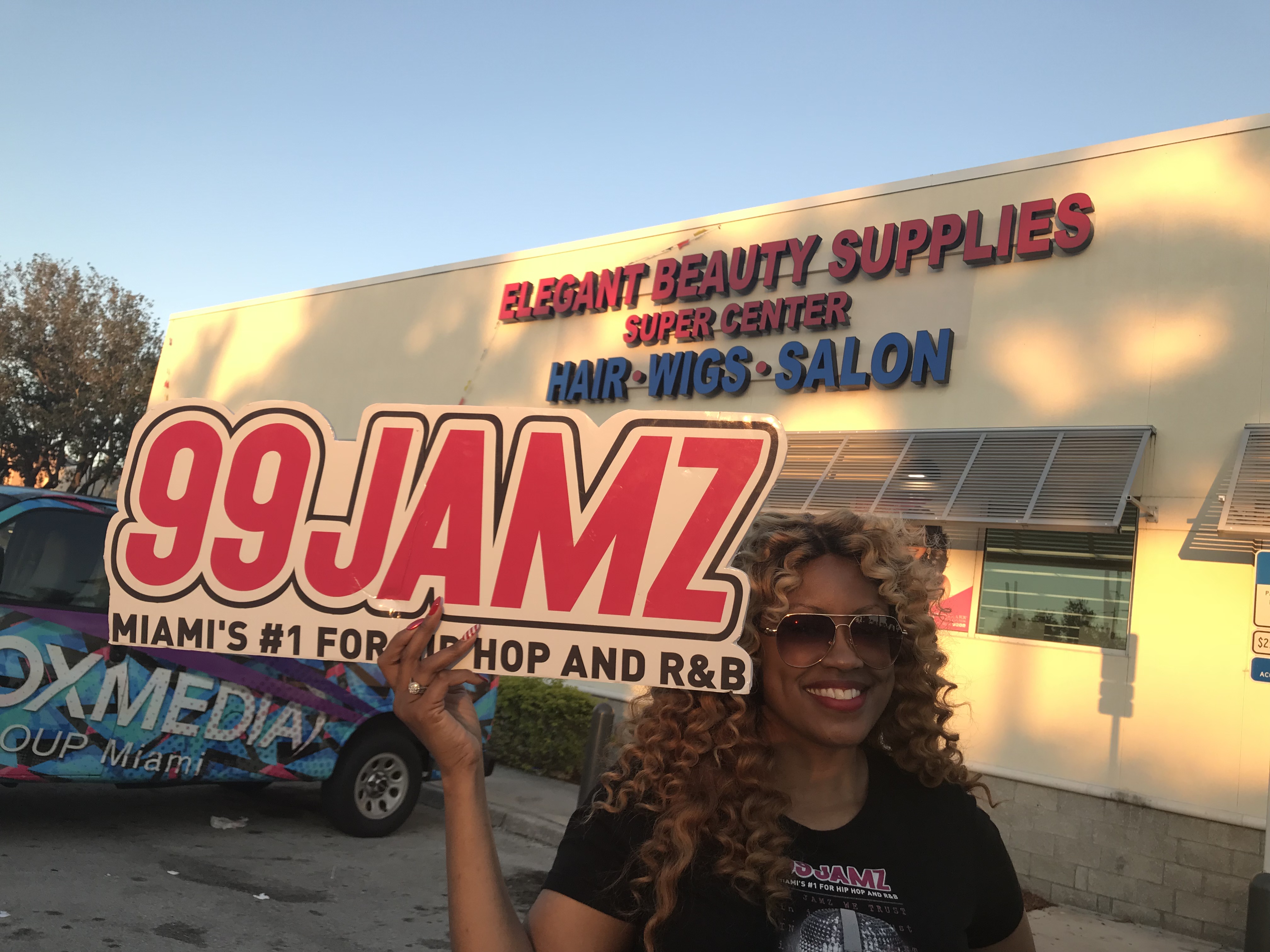 Elegant Beauty Supplies in Pompano with Supa Cindy 99JAMZ