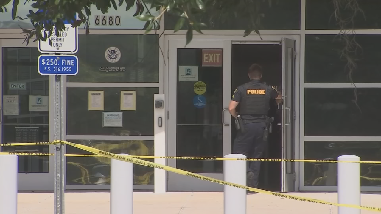 Suspected gunman kills man at Orlando immigration office before leading  police on chase to Osceola County – WFTV