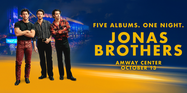 Official jonas Brothers Five Albums One Night Amway Center