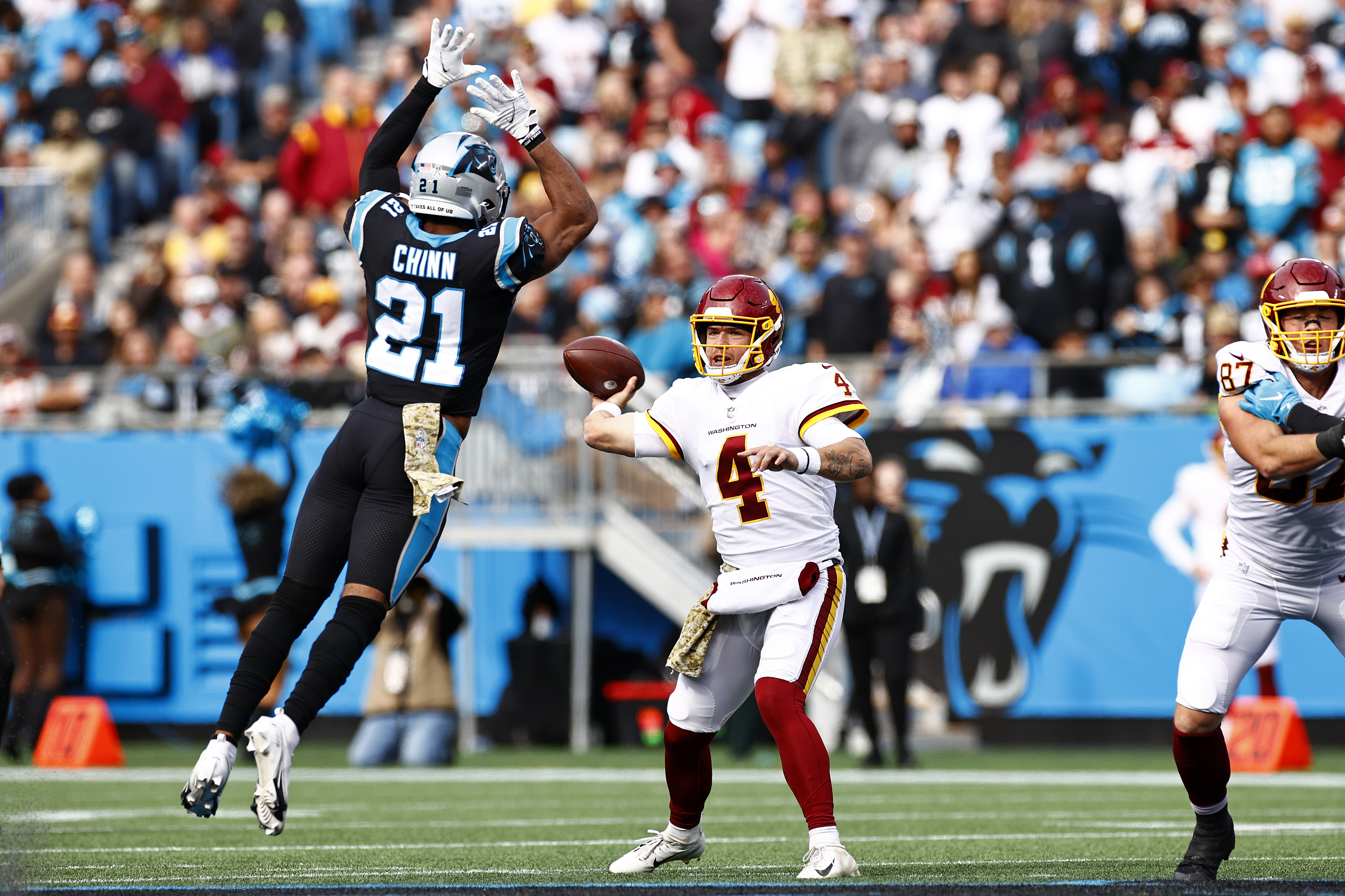 Heinicke, Washington spoil Newton's homecoming 27-21