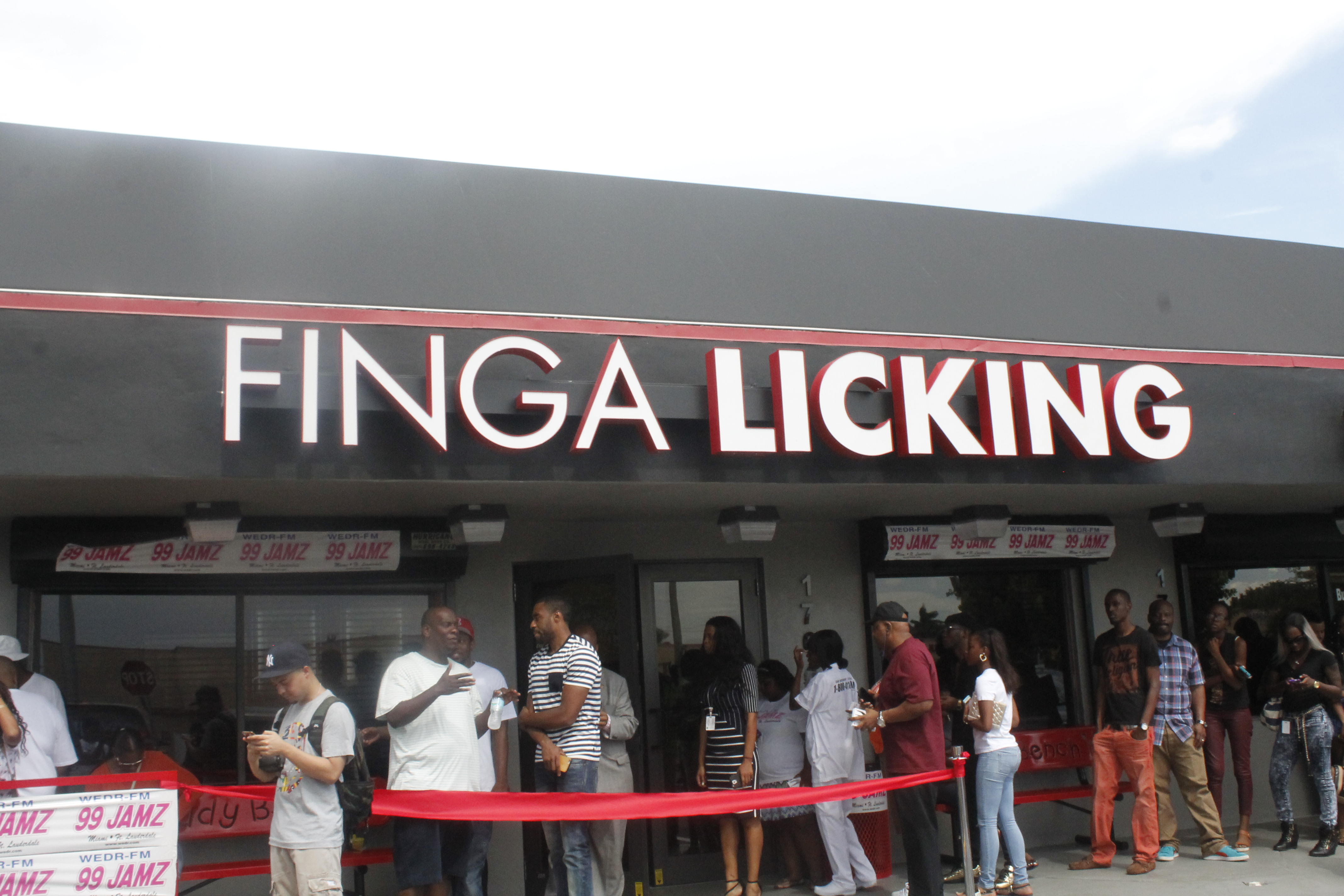 99 JAMZ Live at Grand Opening of DJ Khaled's Finga Licking Restaurant 99JAMZ