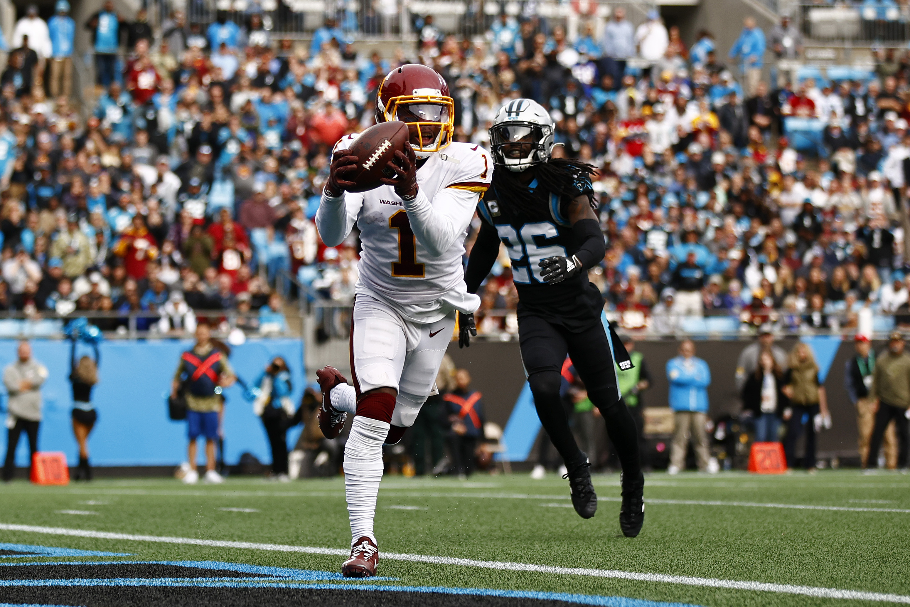 Heinicke, Washington spoil Newton's homecoming 27-21