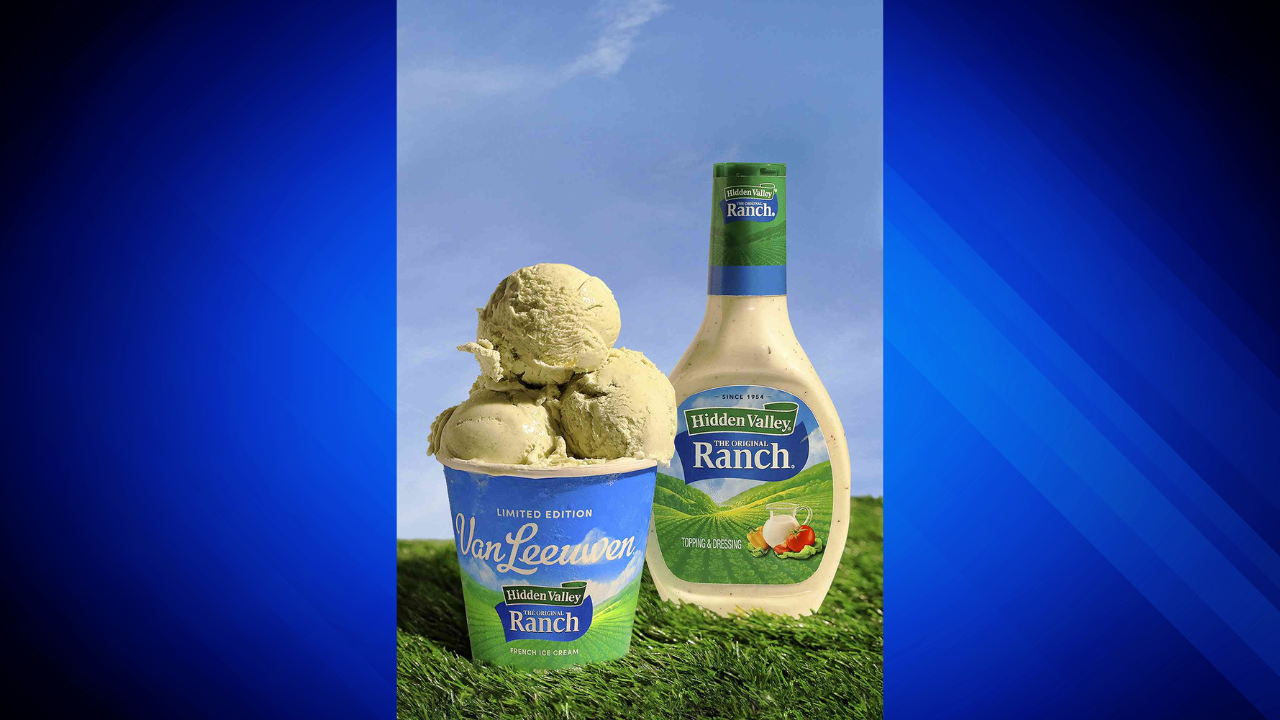 2 scoops of ranch, please': Ice cream brand debuts new dressing flavor   Boston 25 News
