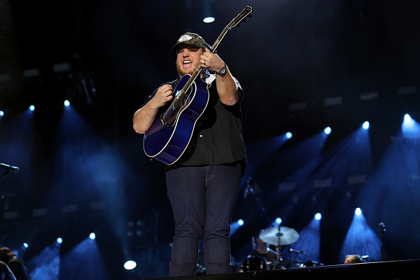 Luke Combs performs in Charlotte, North Carolina