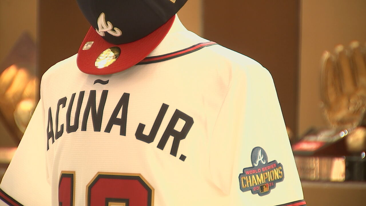 Fans get first look at new Braves gear ahead of Opening Day for World  Series champs – WSB-TV Channel 2 - Atlanta