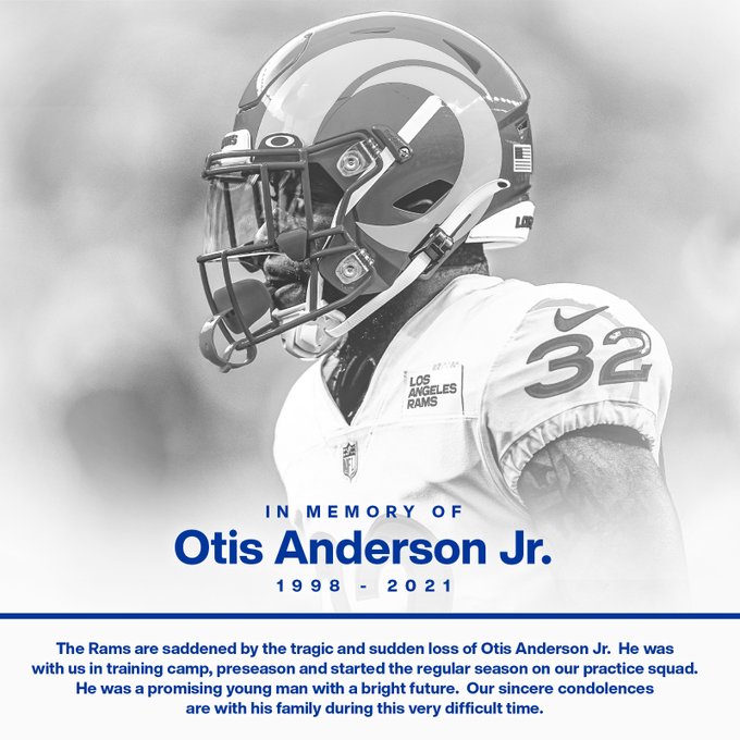 Otis Anderson Jr.: LA Rams mourn death of Jacksonville, UCF player