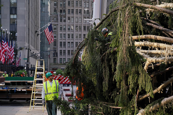 It's here! 2022 Rockefeller Center Christmas tree arrives in NYC