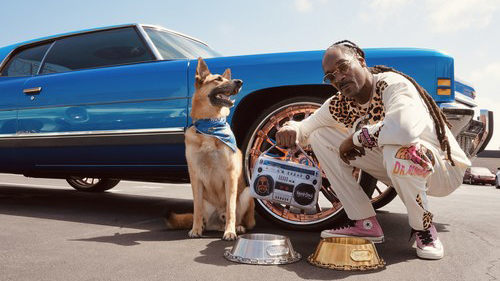 Snoop Doggie Doggs Deluxe Pet Baseball Hat - Classic Snoop - Medium