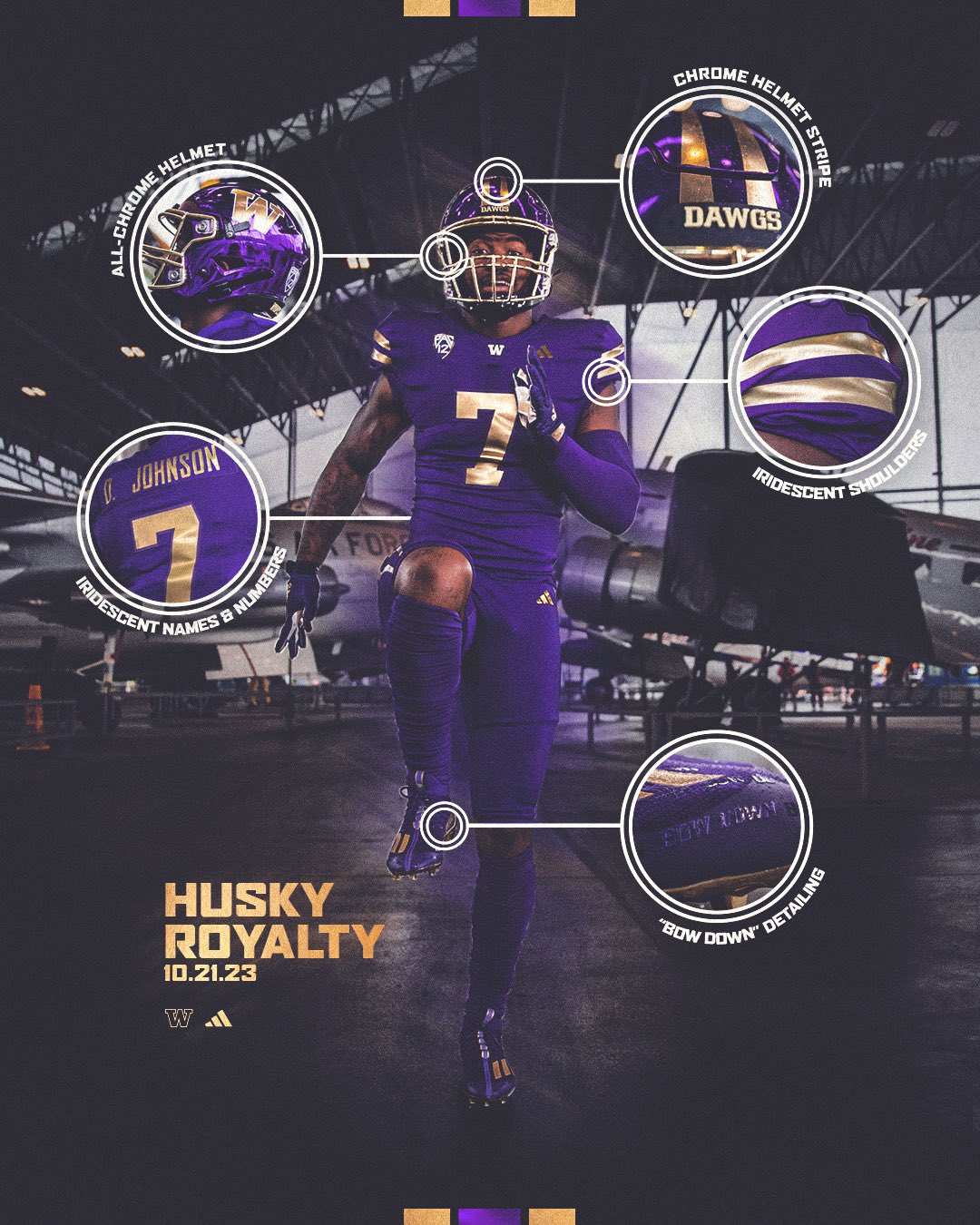 Class, innovation, strategy. Introducing the Husky Royalty uniform for Game  7 vs ASU. #USvsUS