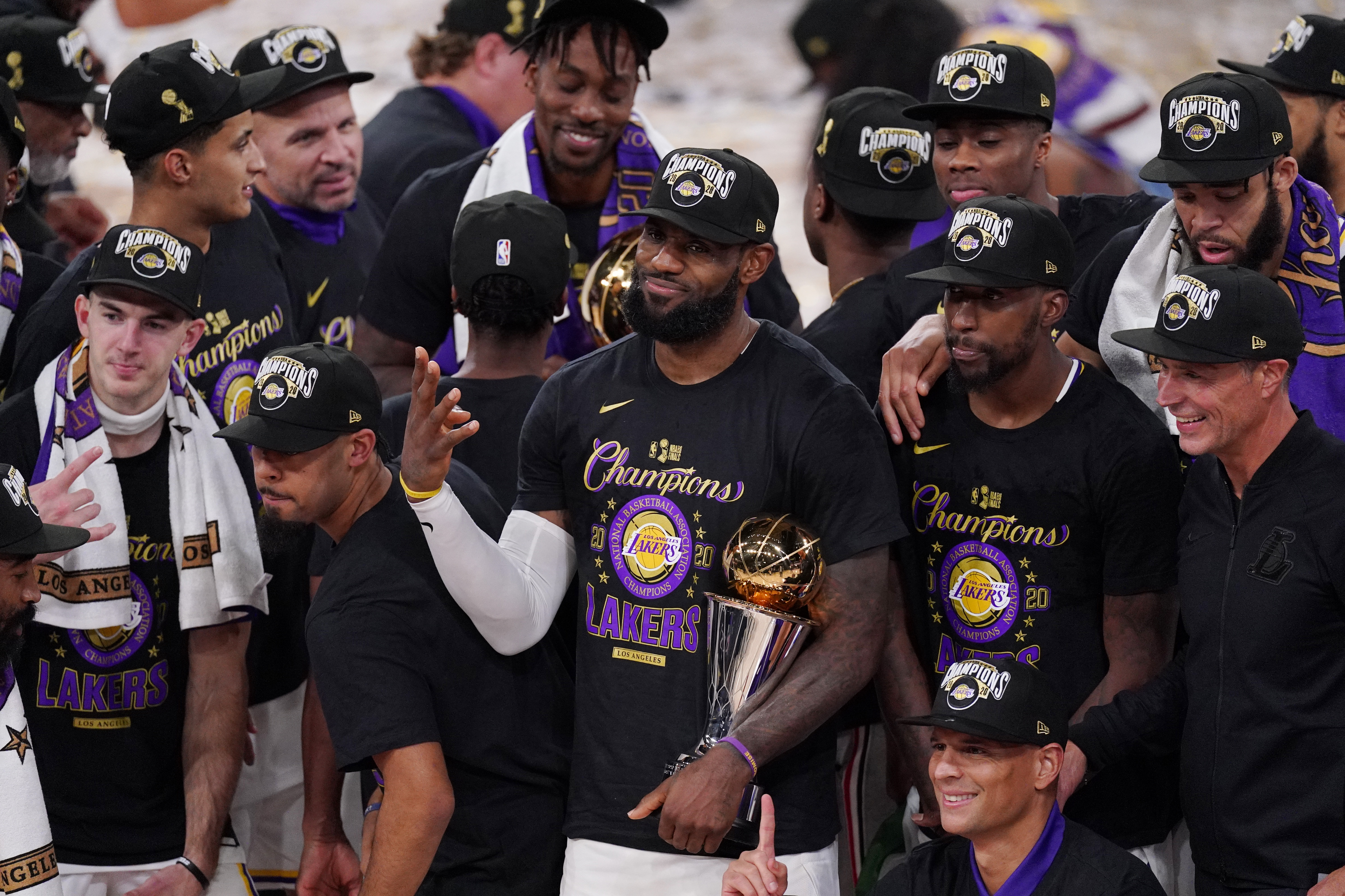 Lakers win record-tying 17th NBA title, giving LeBron James his