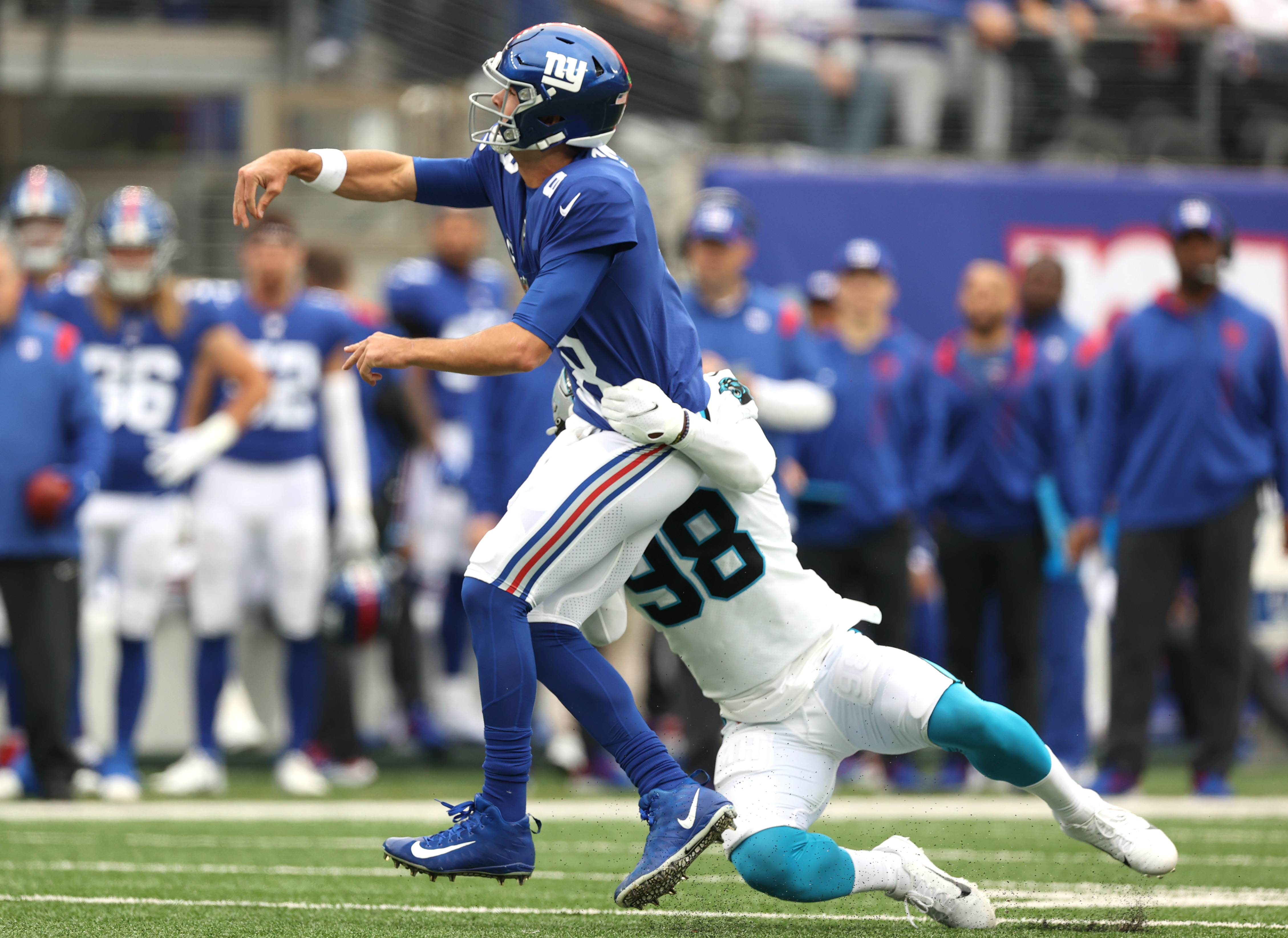 Carolina Panthers Drop Fourth Straight; Lose 25-3 to New York Giants