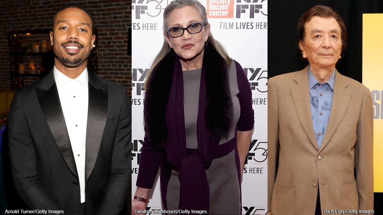 Hollywood Walk of Fame: Michael B. Jordan, Carrie Fisher, James Hong to