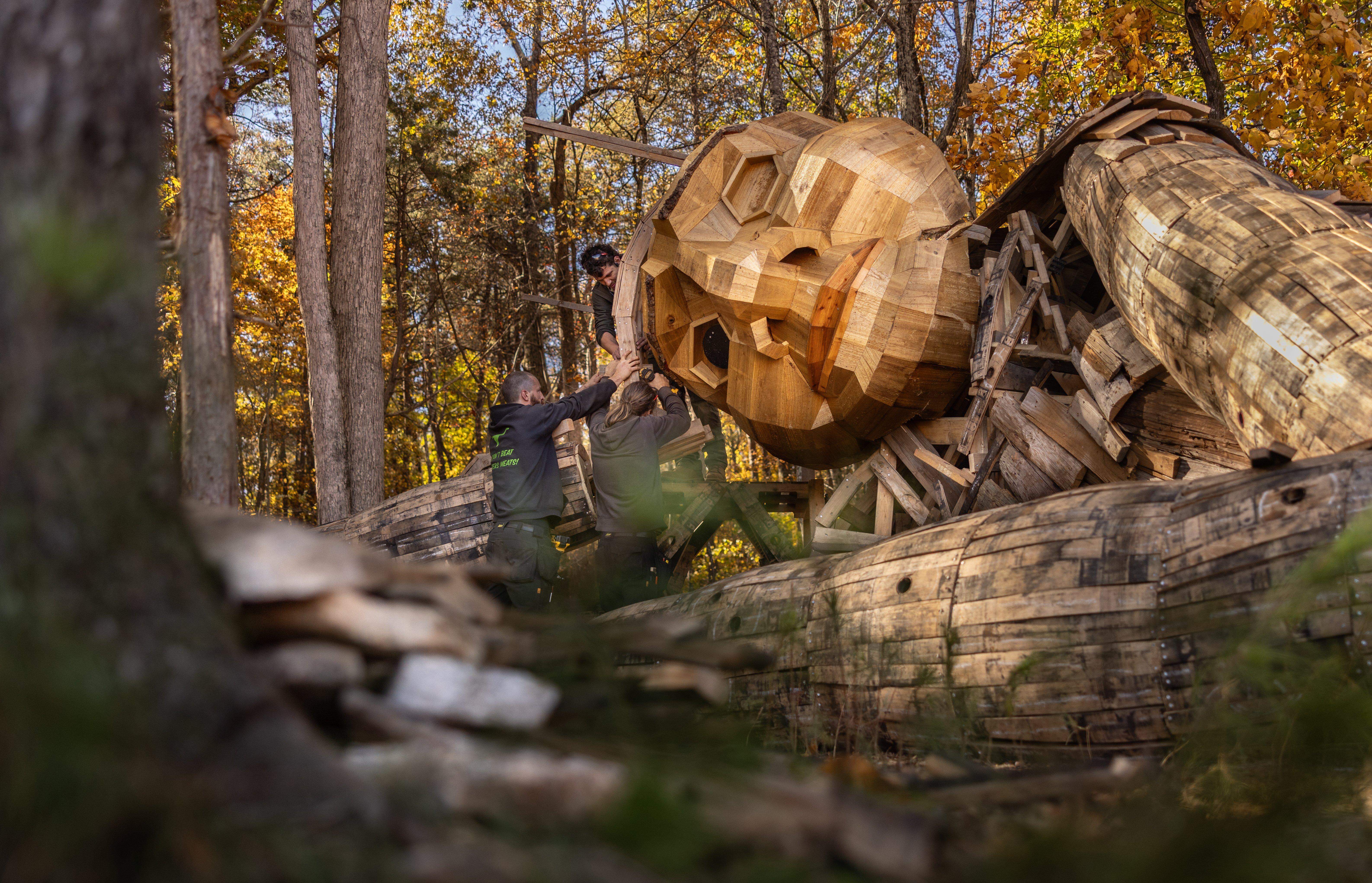 Trail of a Thousand Trolls' comes to west Charlotte with Big Pete