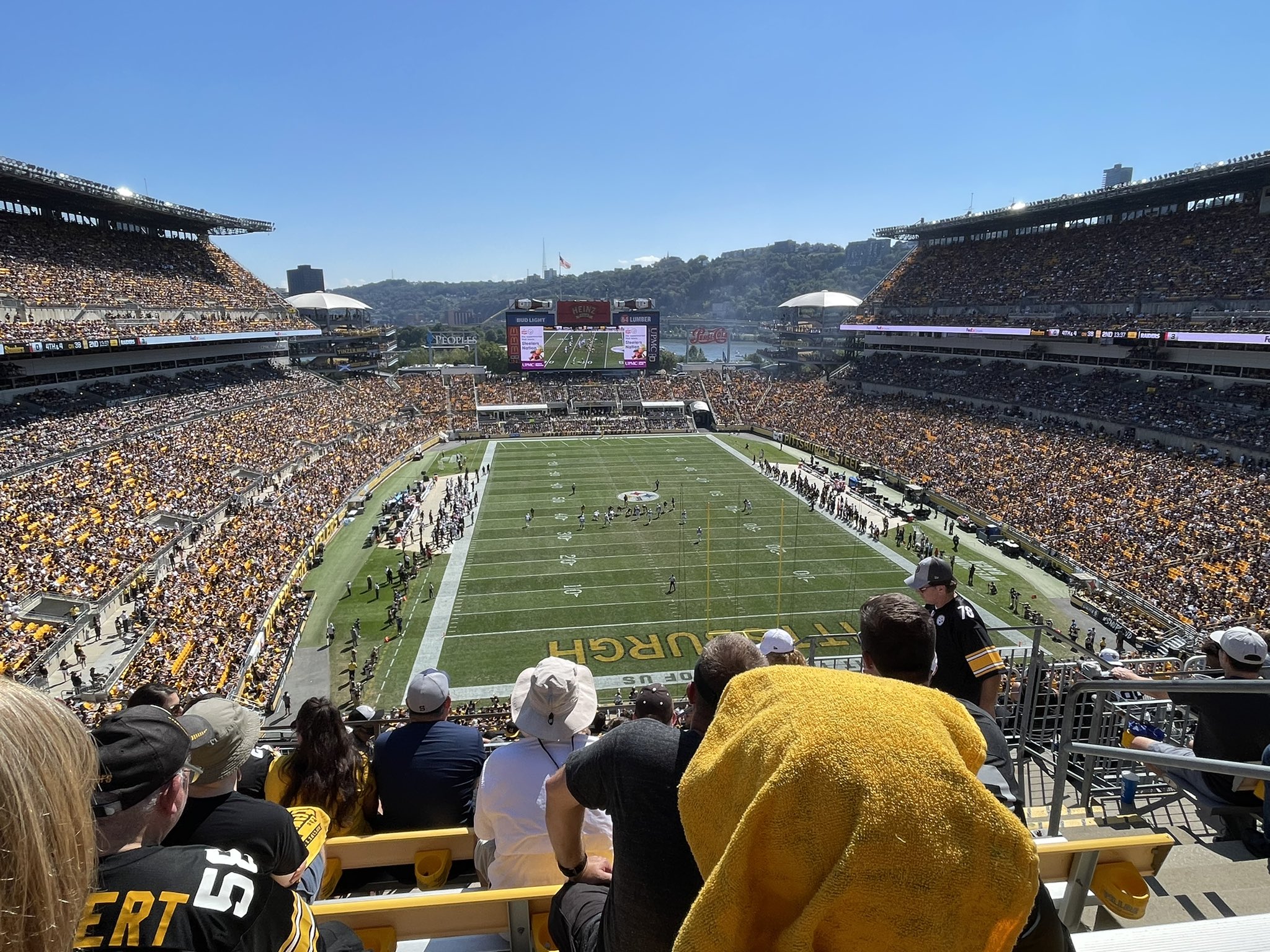 PHOTOS: Fans visit Acrisure Stadium for first Steelers preseason game held  at home – WPXI