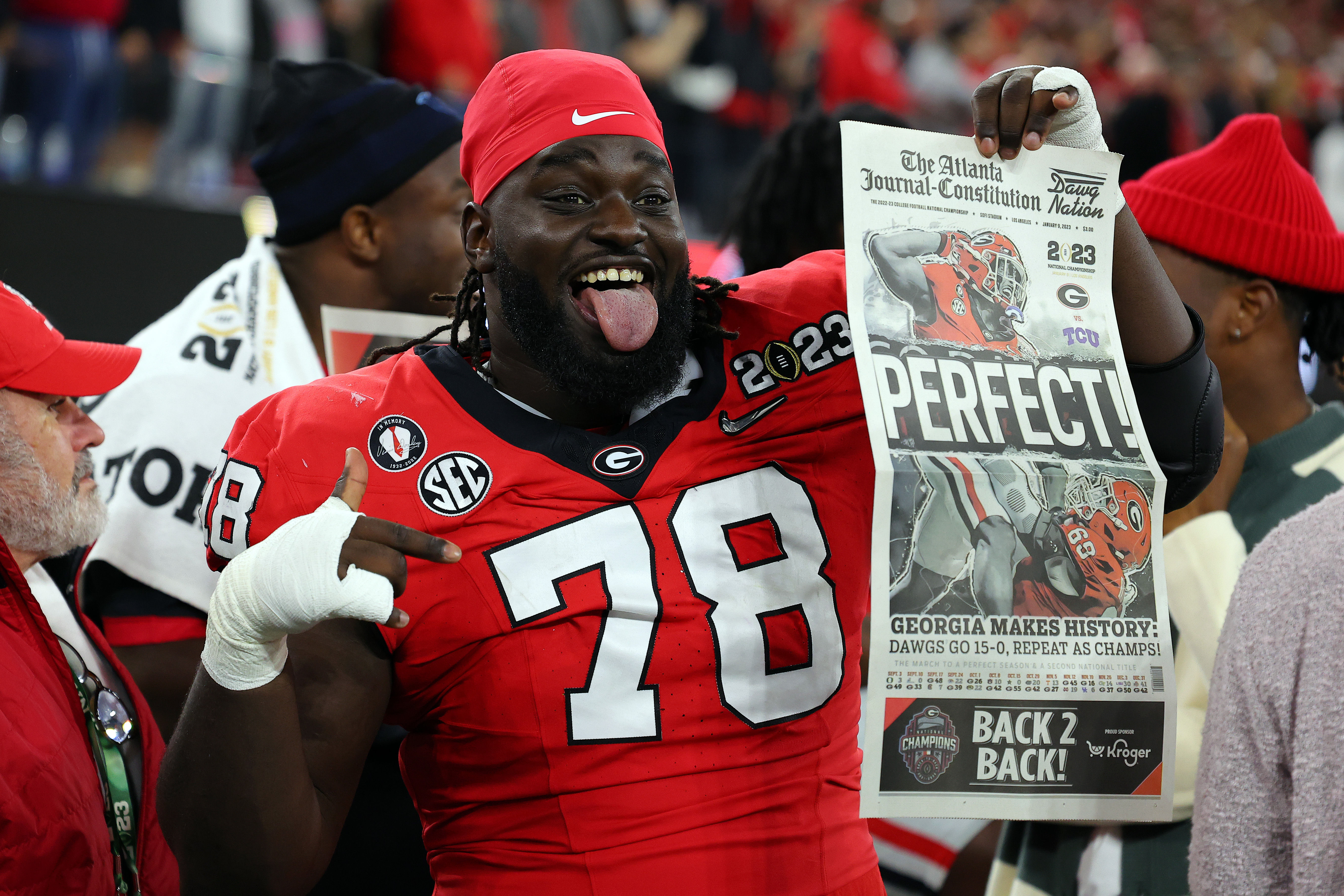 2023 College Football Playoff Back-to-Back National Champions Panoramic  Picture - Georgia Bulldogs