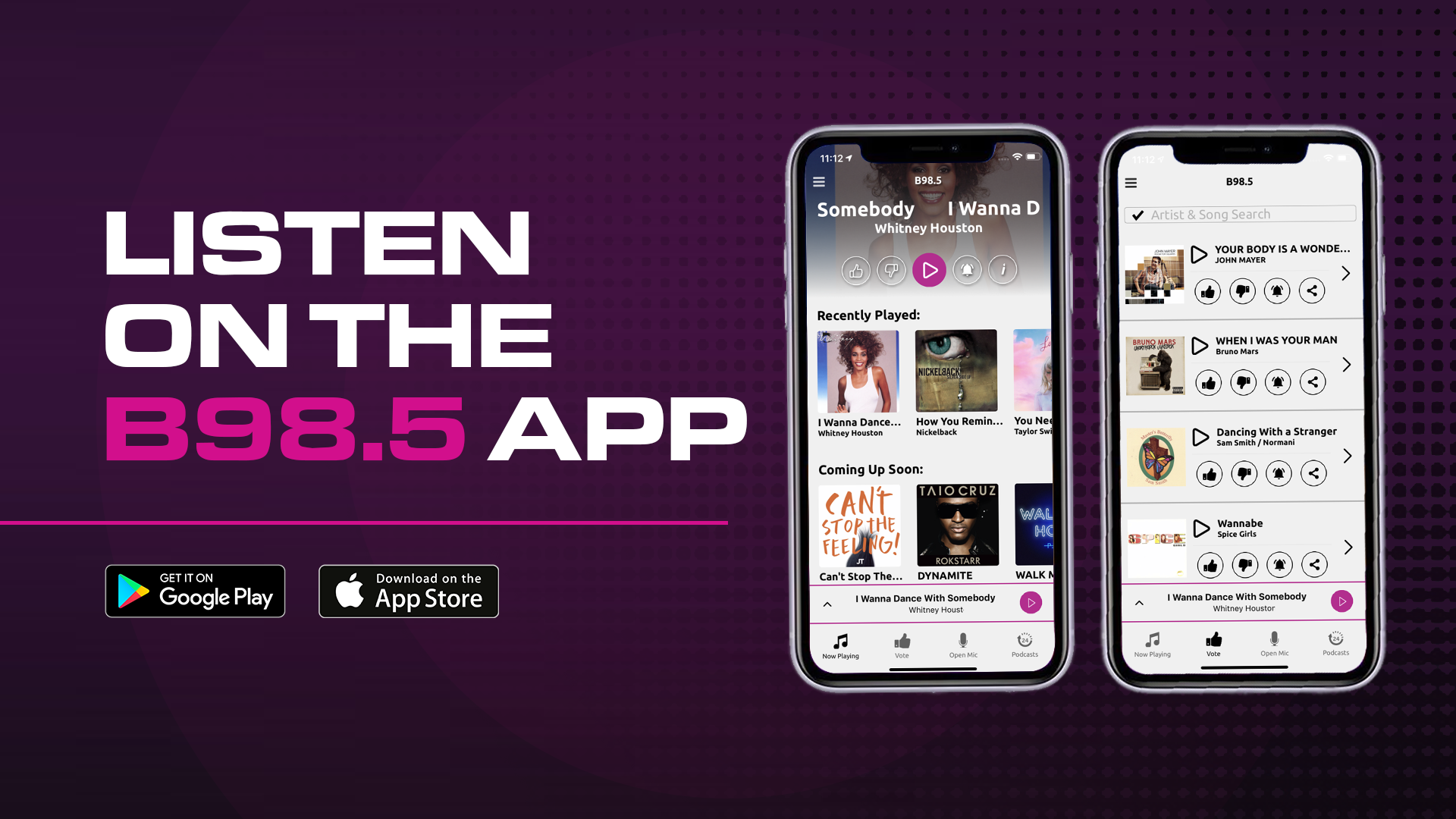 Download The B98.5 App – B98.5 FM