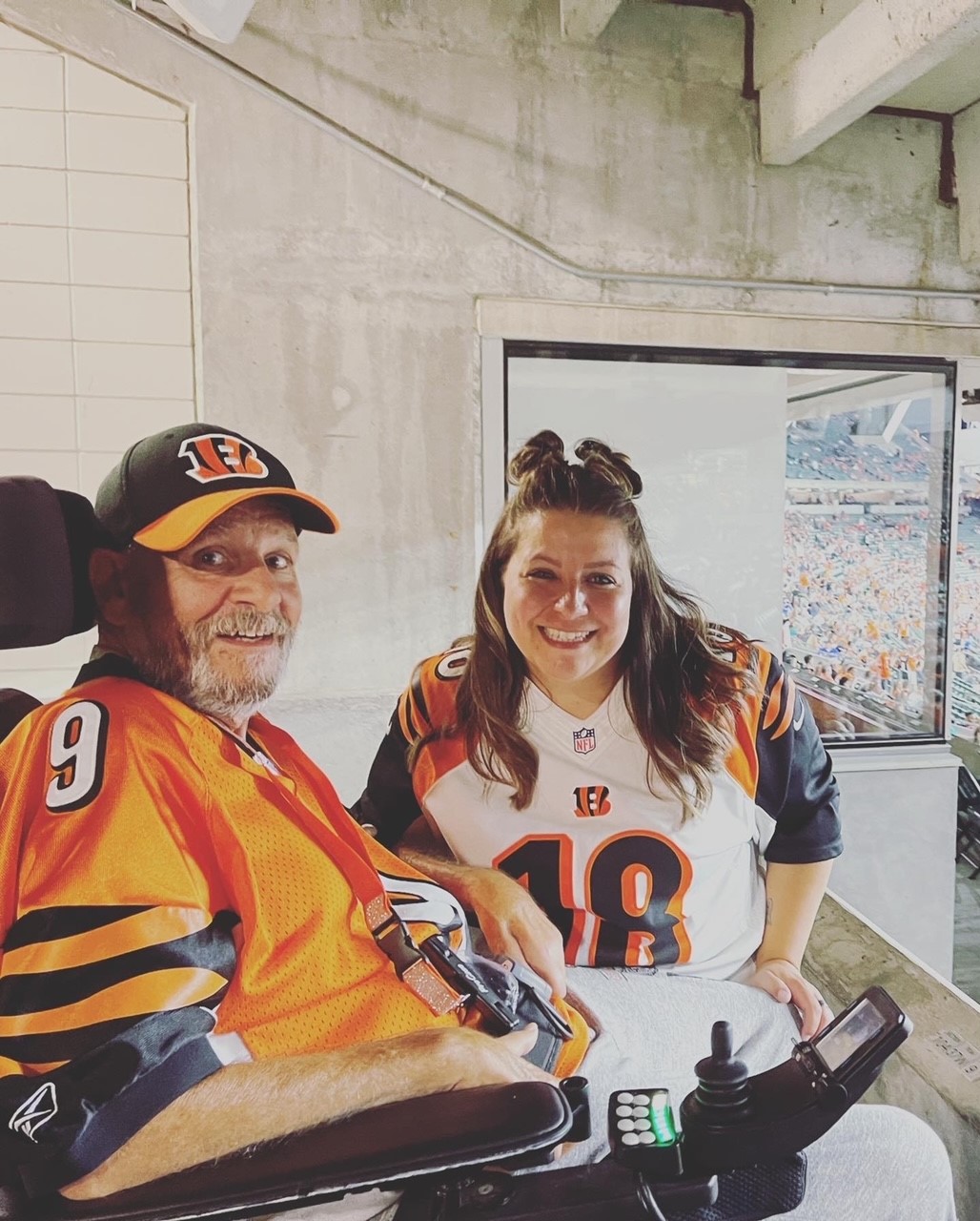 Getting to Nashville: Bengals fan with ALS making memories with his  daughter