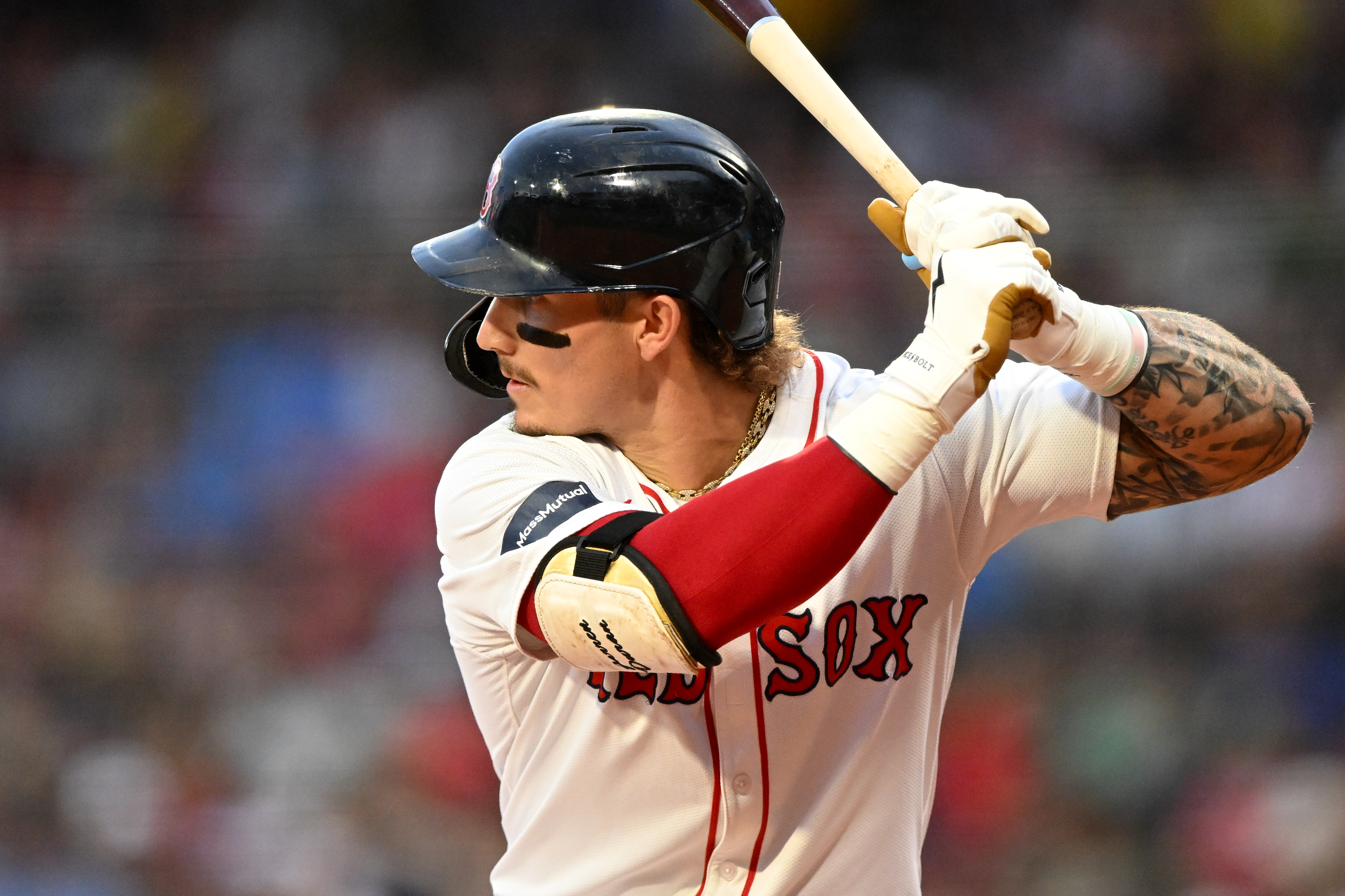 The Letters Are You Different ストラップシューズ Truly horrific word': Red Sox star Jarren Duran apologizes for