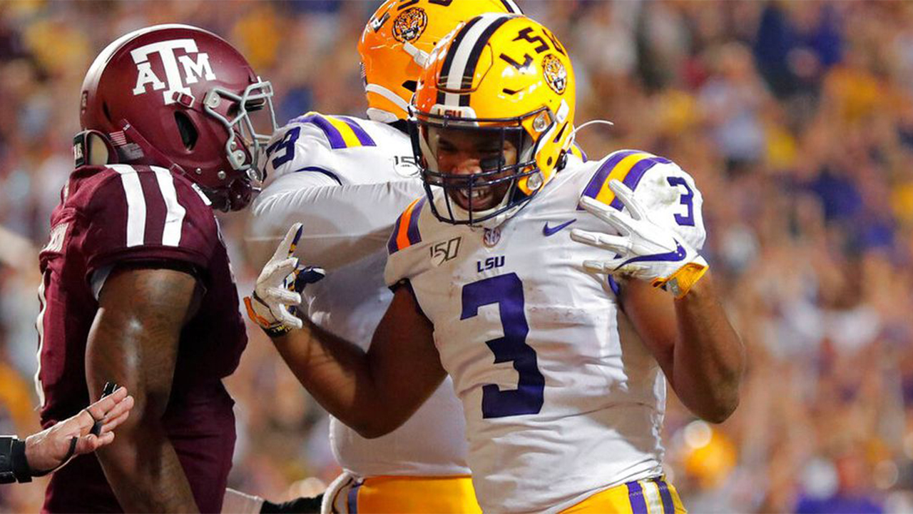 When are the Oklahoma-LSU and Ohio State-Clemson games? What time, what