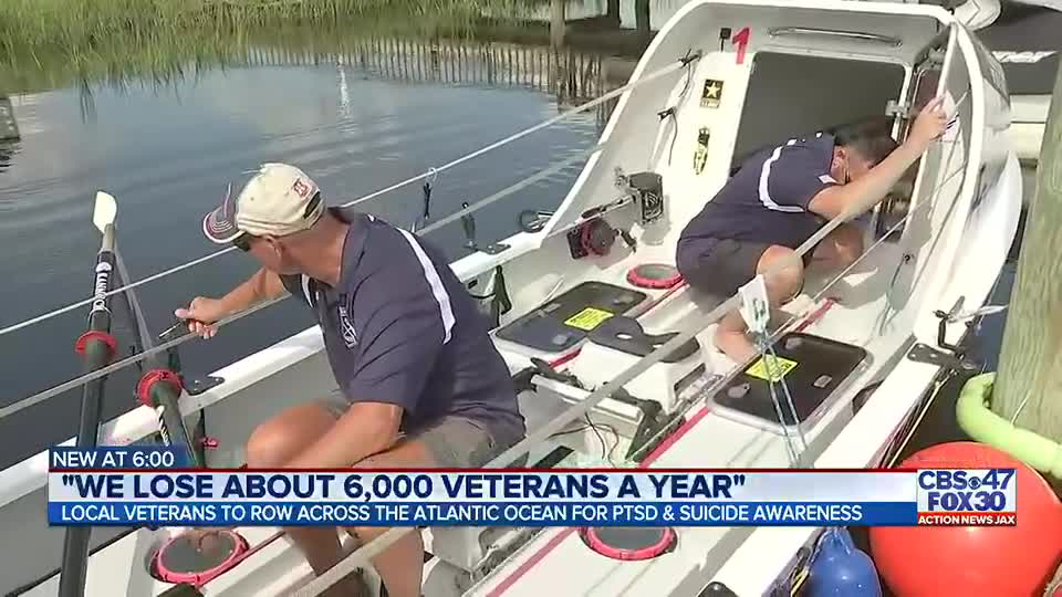 Local veterans rowing 3 000 miles to raise awareness on veteran