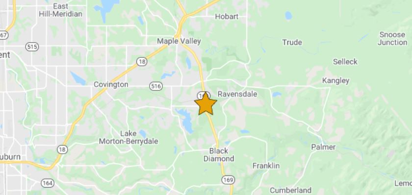 M3.3 earthquake strikes near Maple Valley