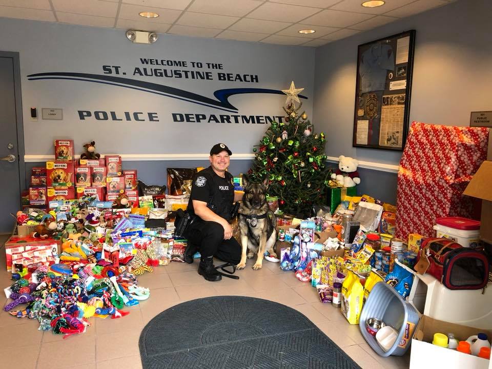 St. Johns County shelter animals get holiday treat, thanks to K9 Kilo