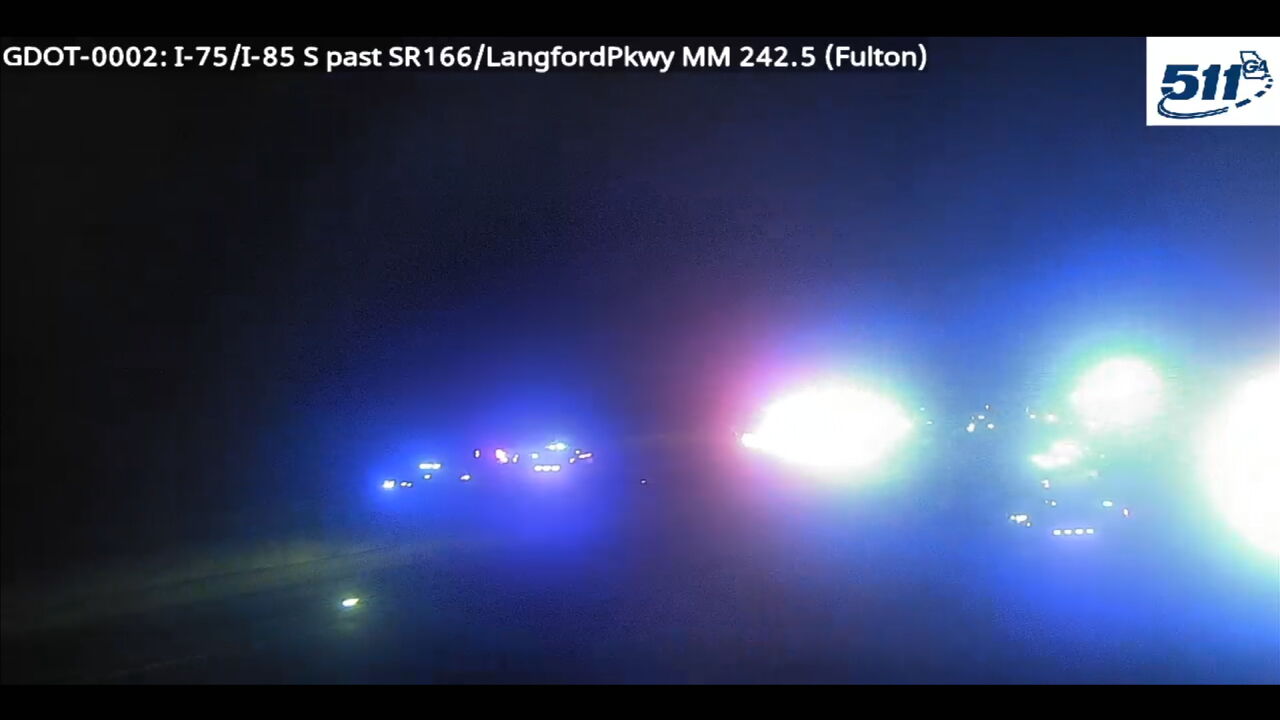 Suspect hit, killed on I-75/85 after chase with Clayton County