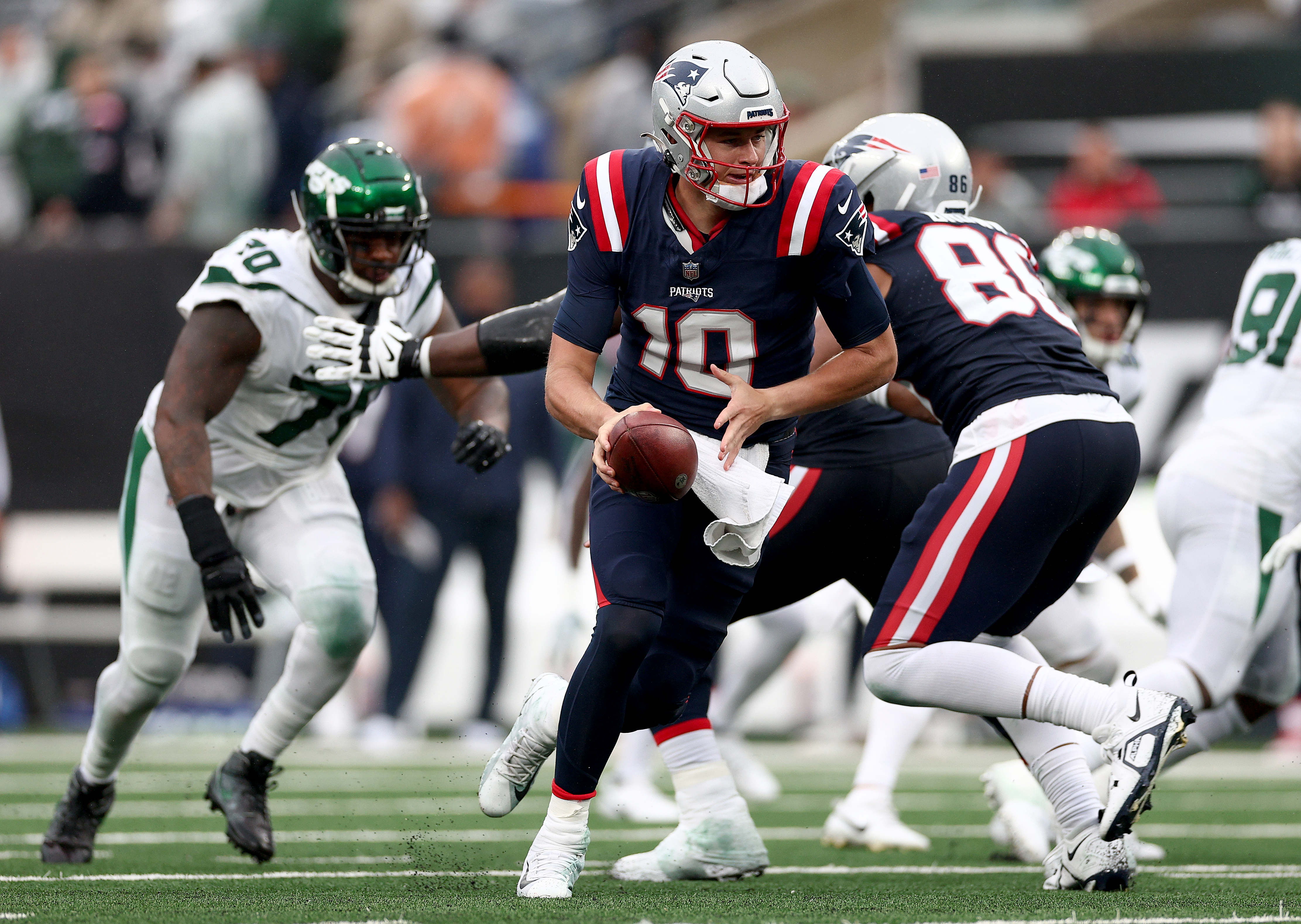 Sauce Gardner posts 'proof' of Mac Jones' low blow in Patriots' win over  Jets – Boston Herald