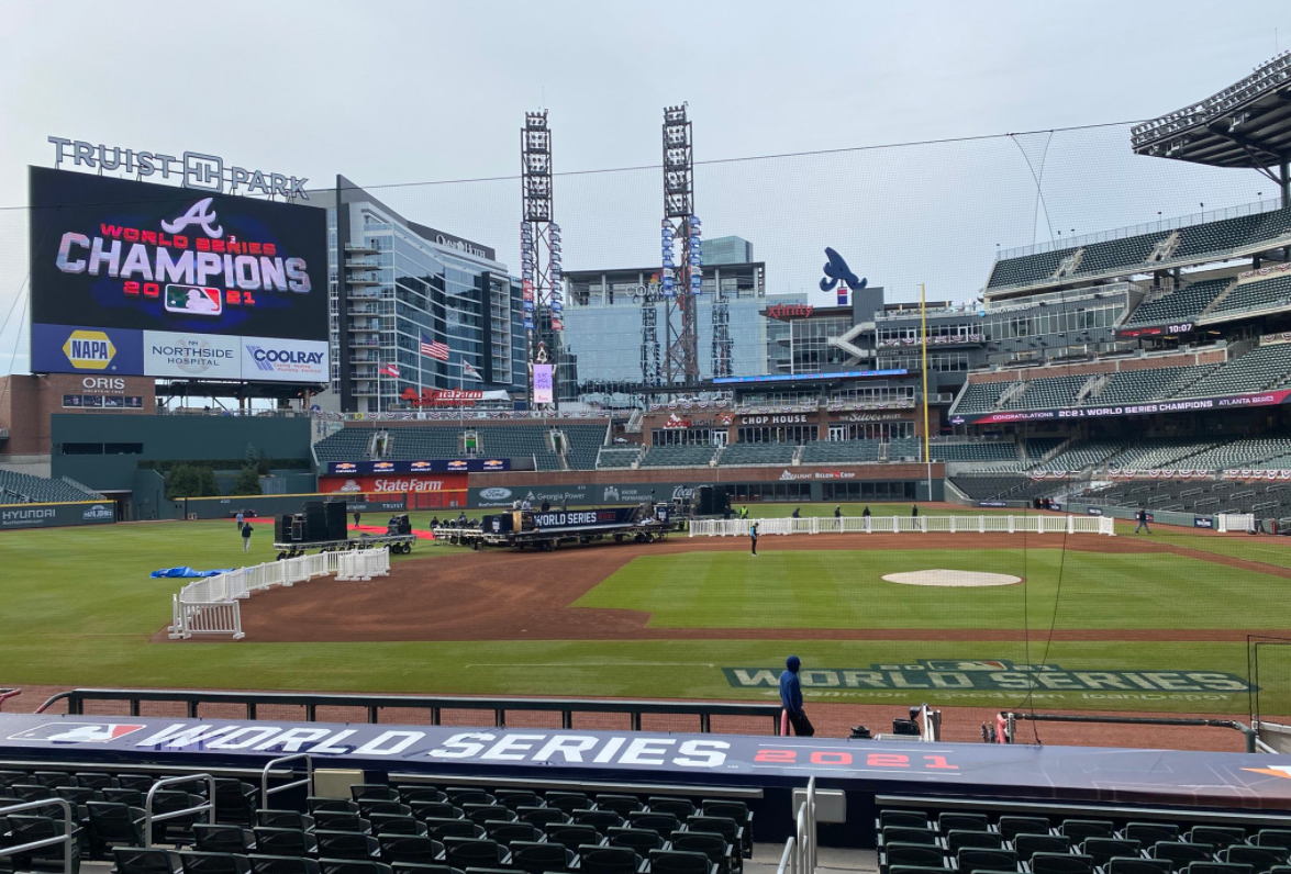 Fans line up for Braves World Series championship merchandise – WSB-TV  Channel 2 - Atlanta