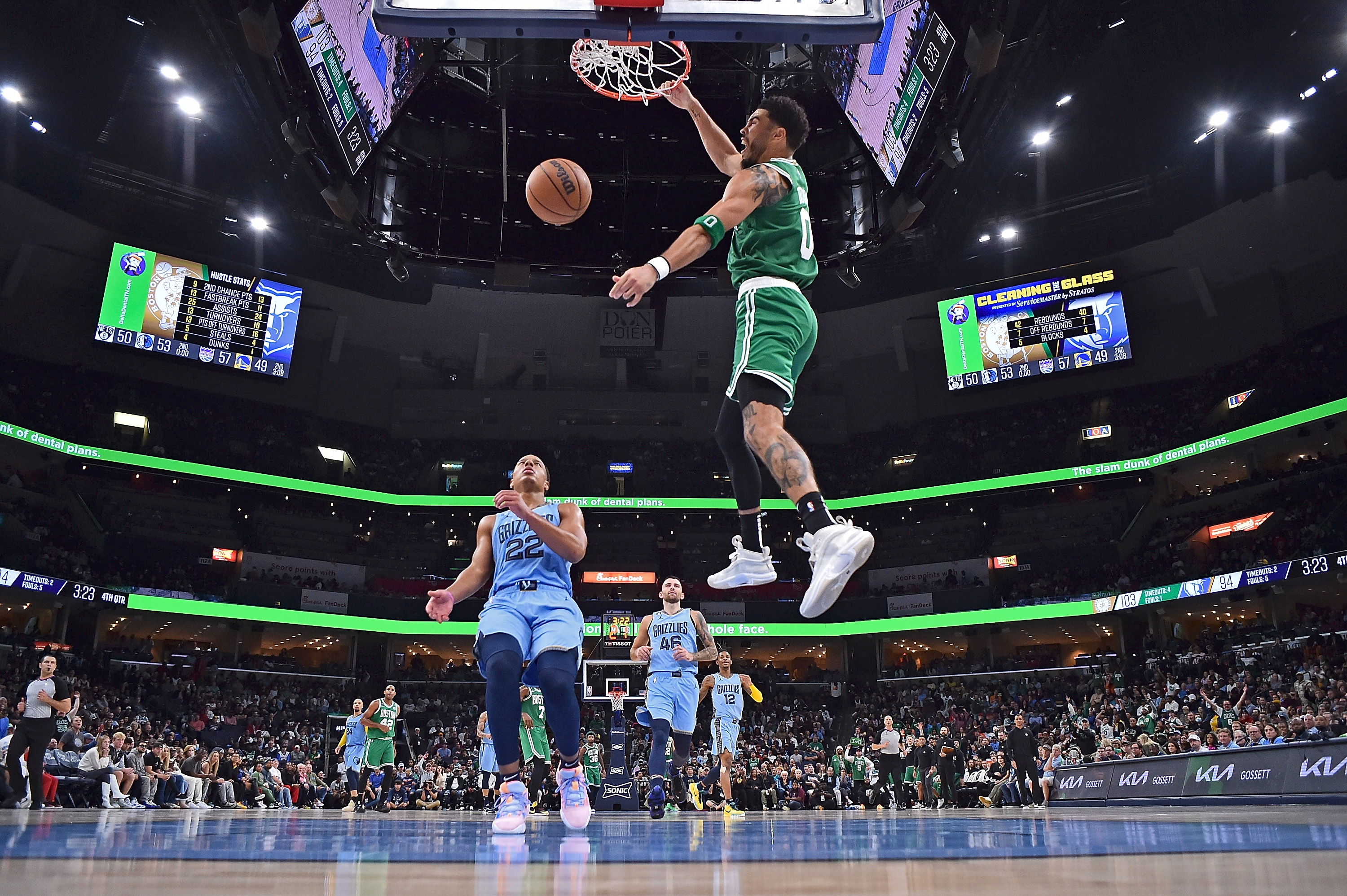 Tatum's 39 Points Help Celtics Hold on to Beat Grizzlies - Bloomberg