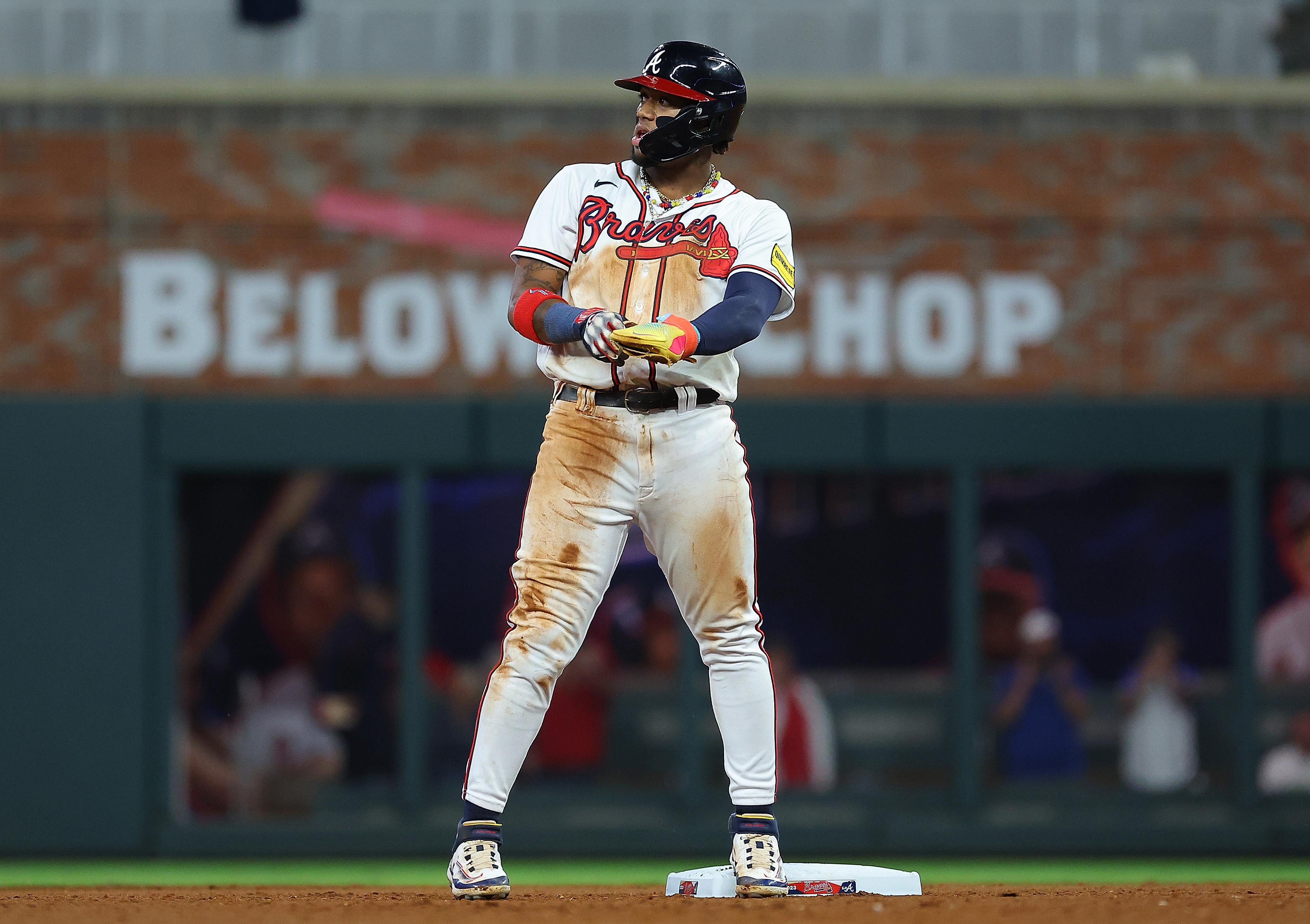 WATCH: Ronald Acuña Jr. made MLB history. His kids stole the show after the  game – WSB-TV Channel 2 - Atlanta