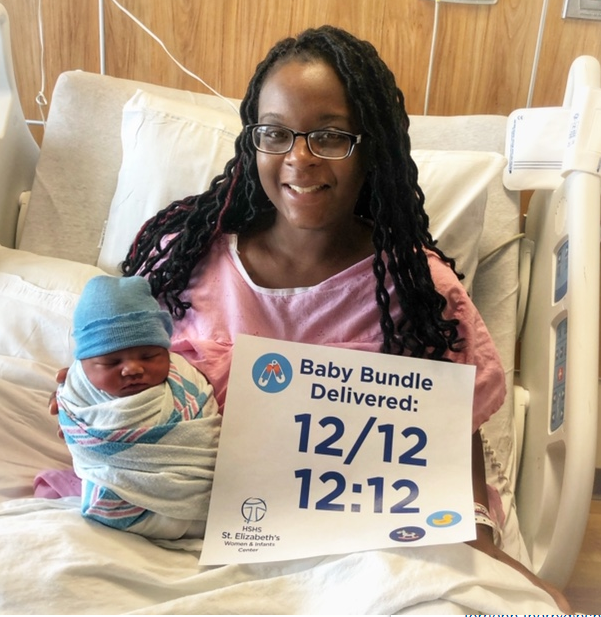 Lunar baby born at 1212 am on 12/12 during decades last full moon WDBO