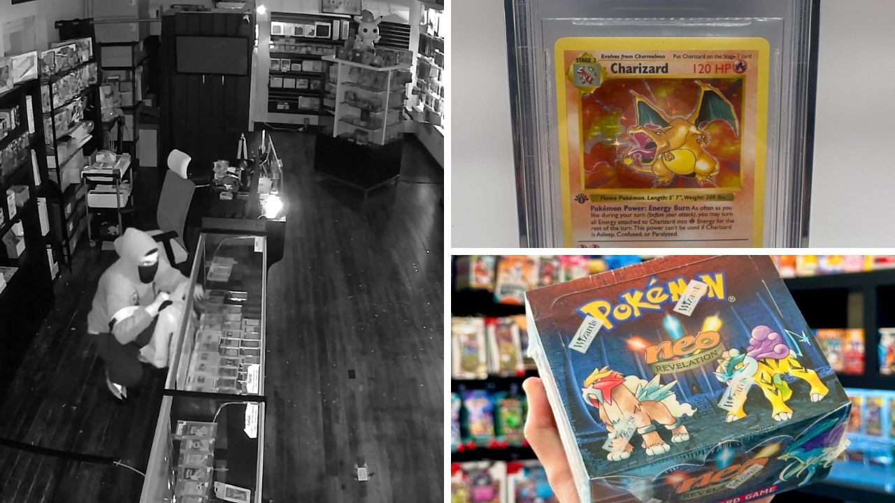 Suspect steals $100k worth of rare Pokmon cards from New Bedford shop,  owners say  Boston 25 News