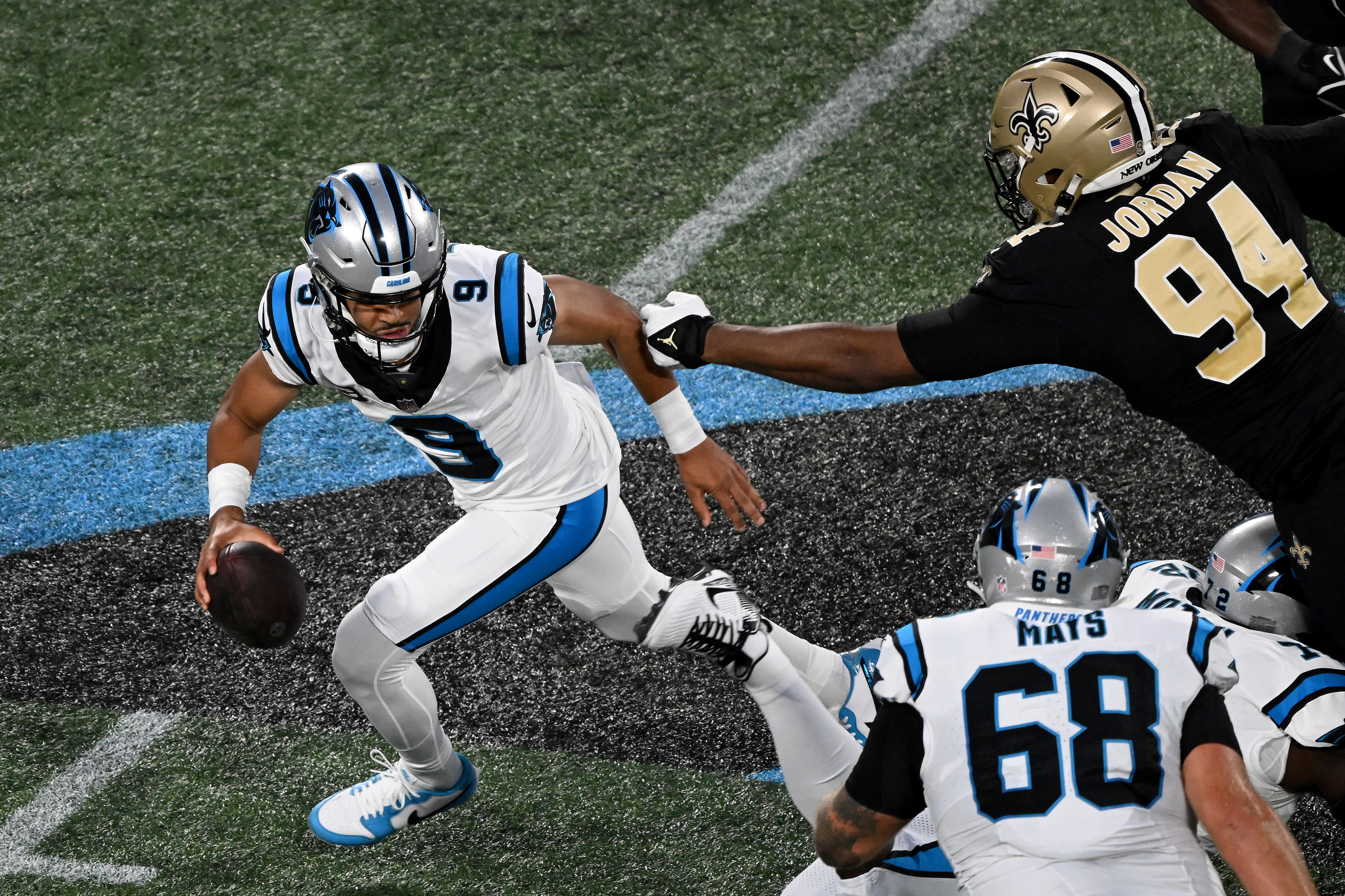 Saints @Panthers first of two Monday Night Football games tonight who