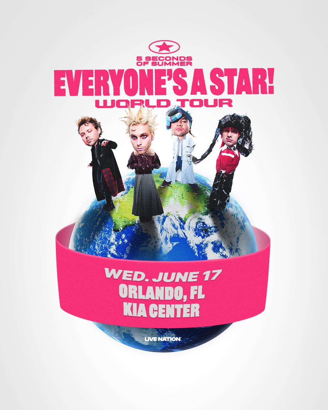 5 Seconds of Summer Announces 'EVERYONE'S A STAR!' World Tour with