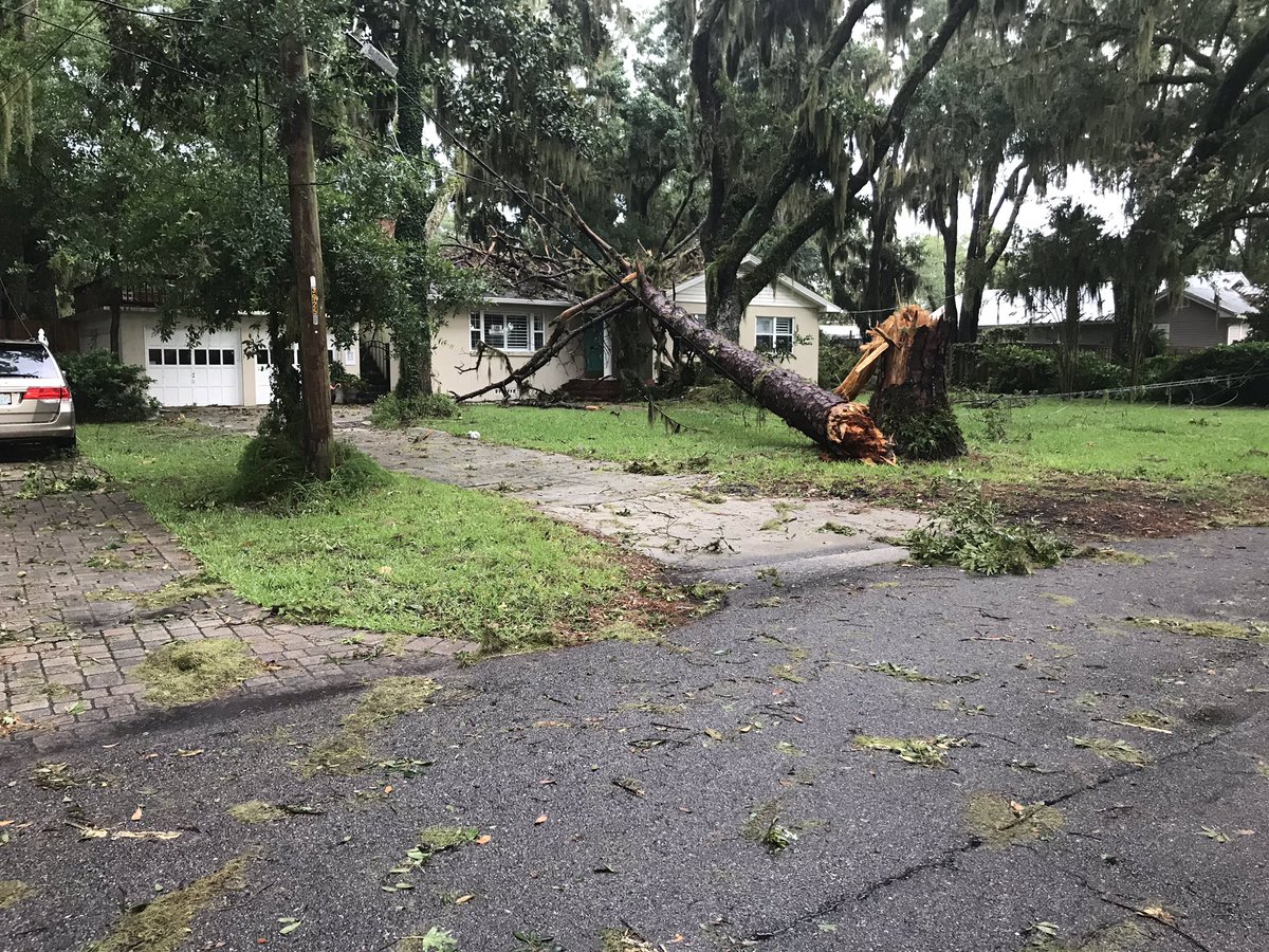 Severe storms hit Jacksonville ahead of holiday weekend – 104.5 WOKV