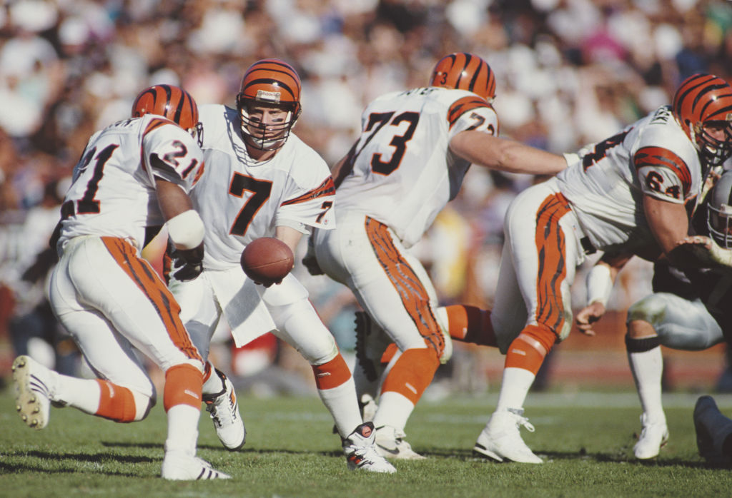 Bengals uniforms through the years