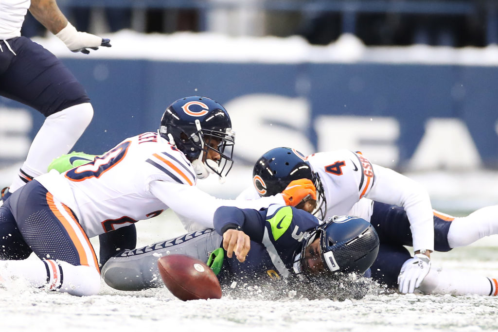 Bears get late magic from Nick Foles to top Seahawks 25-24