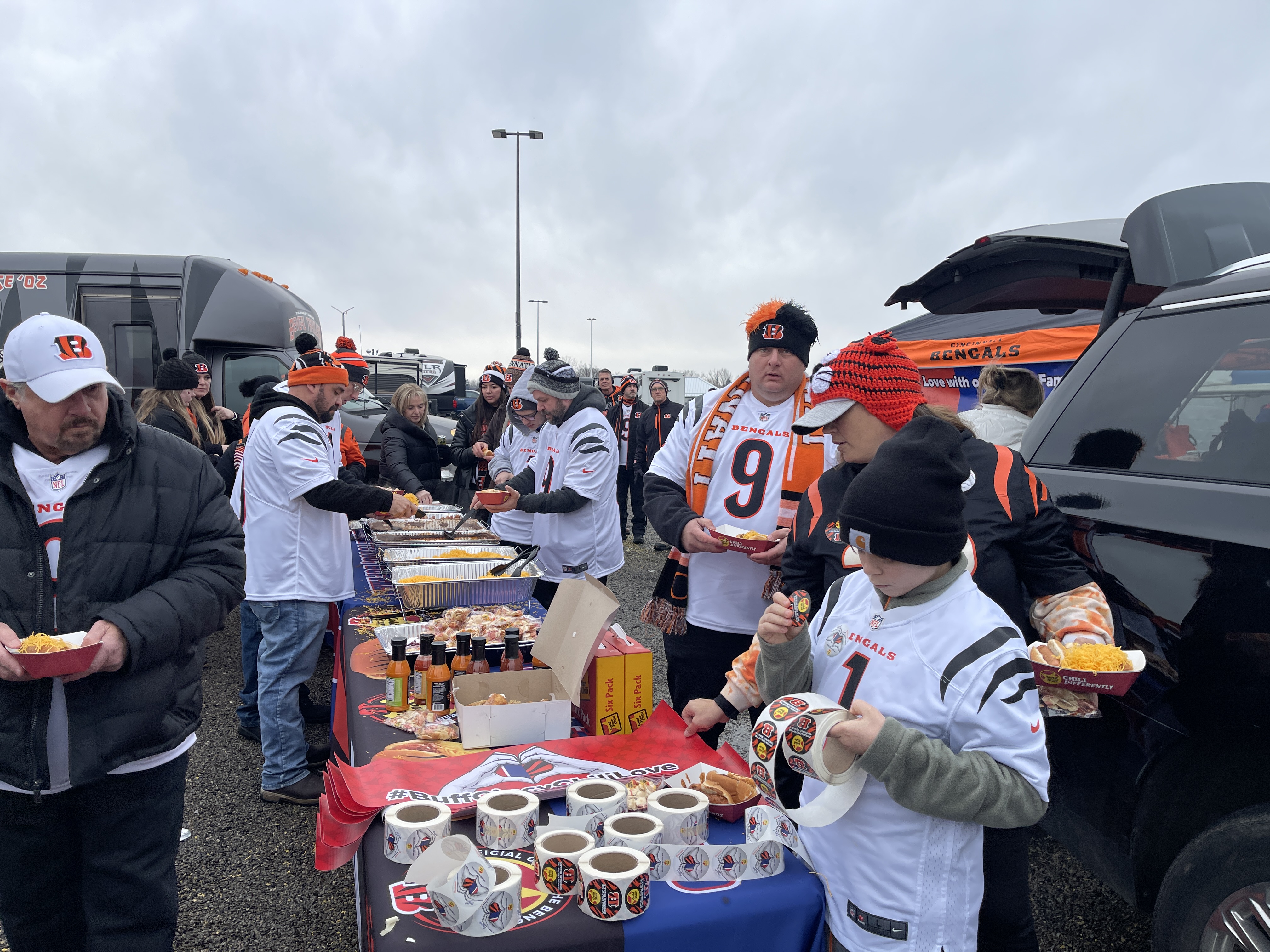 Bengals-Broncos tailgating