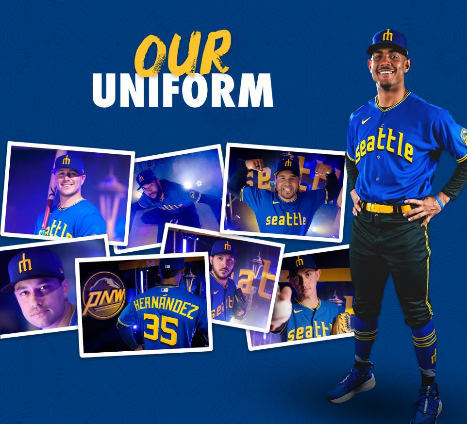 New Mariners jerseys incorporate Washington's baseball history