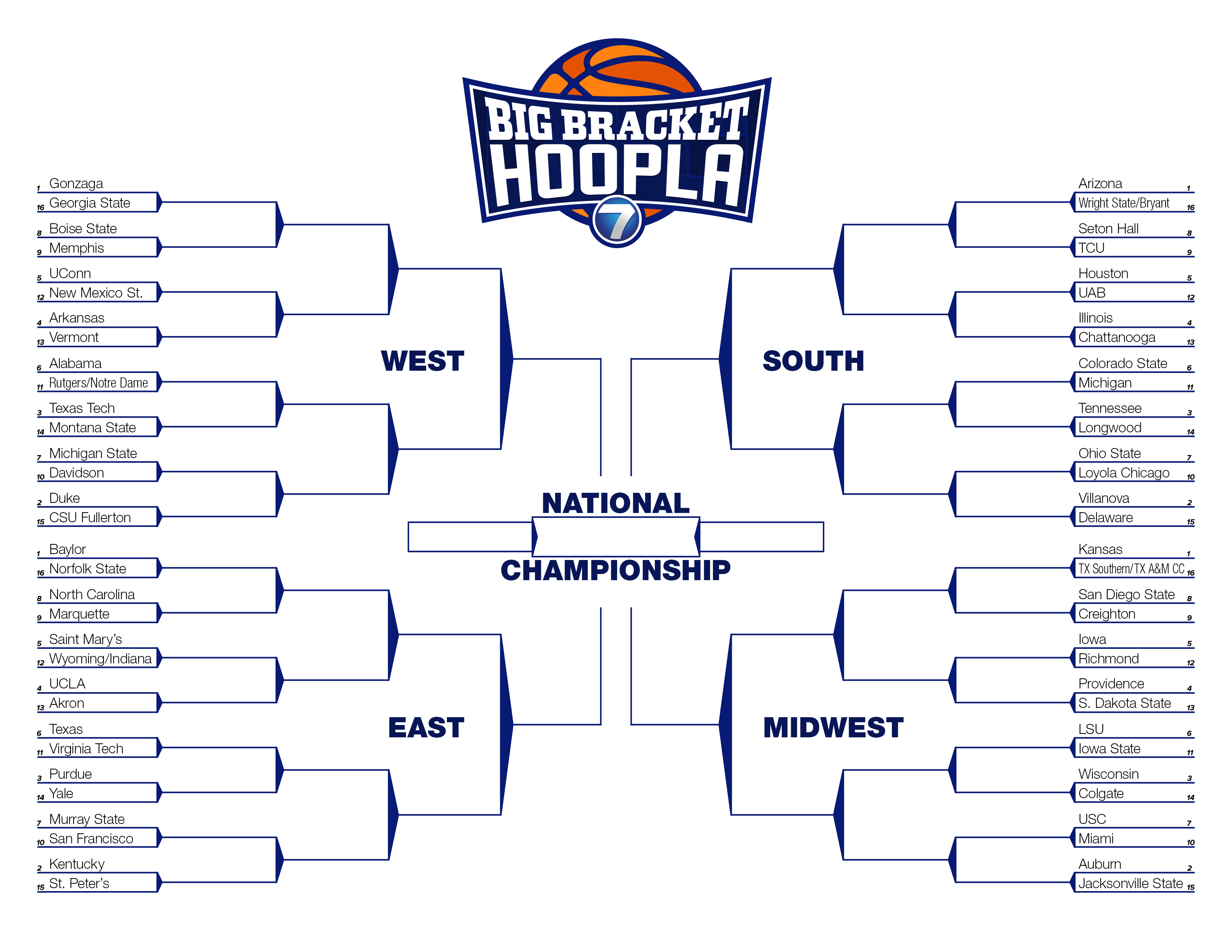 Download The Official Tournament Bracket WHIO TV 7 and WHIO Radio