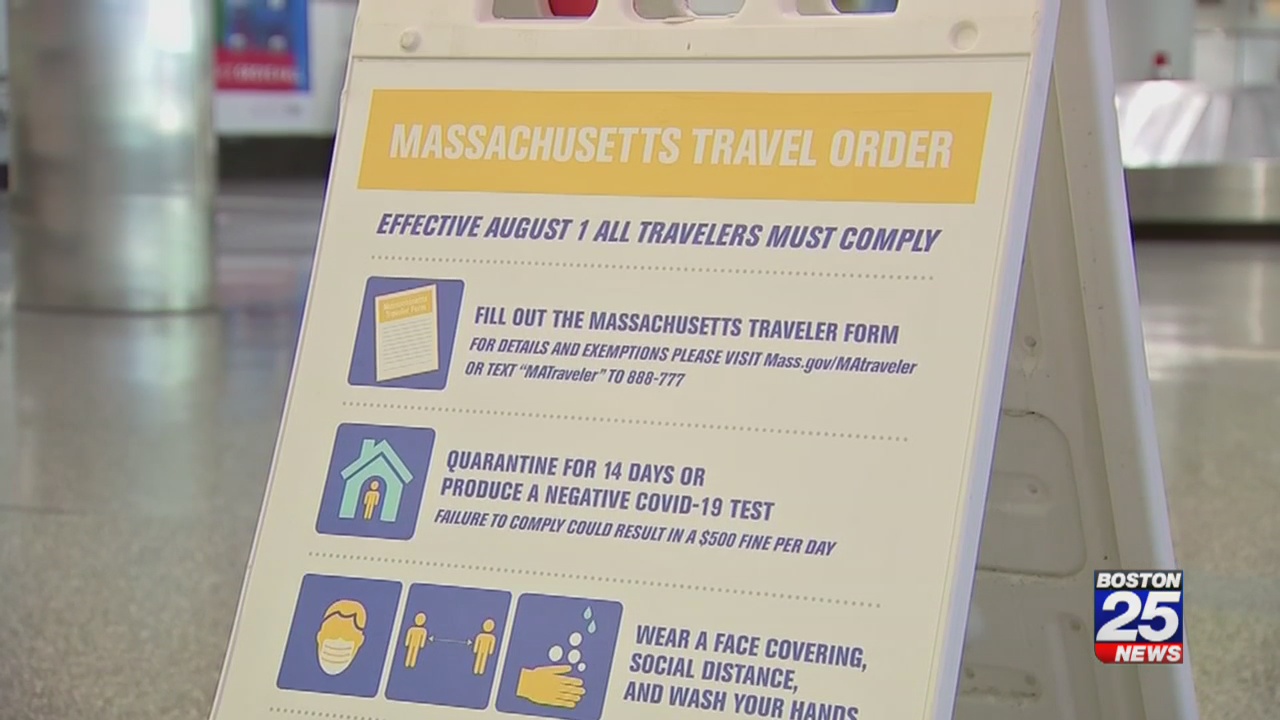 MA travel order State releases new guidance surrounding college movein, visitation Boston 25