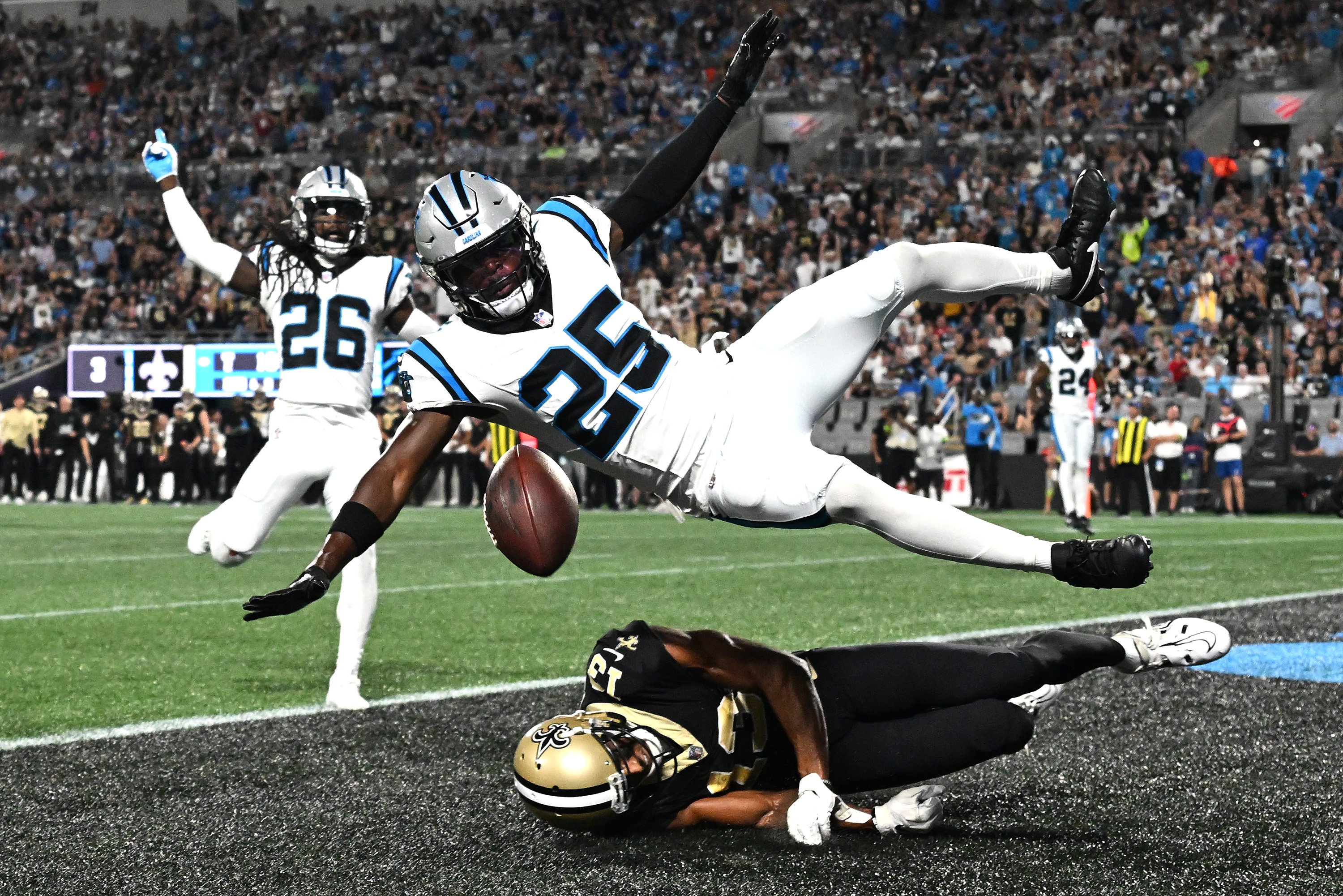 Halftime update: Carolina Panthers 13, New Orleans Saints 0