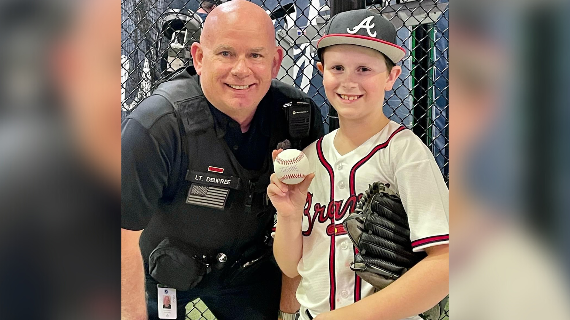 Cobb officer surprises young Tyler Matzek fan with autographed