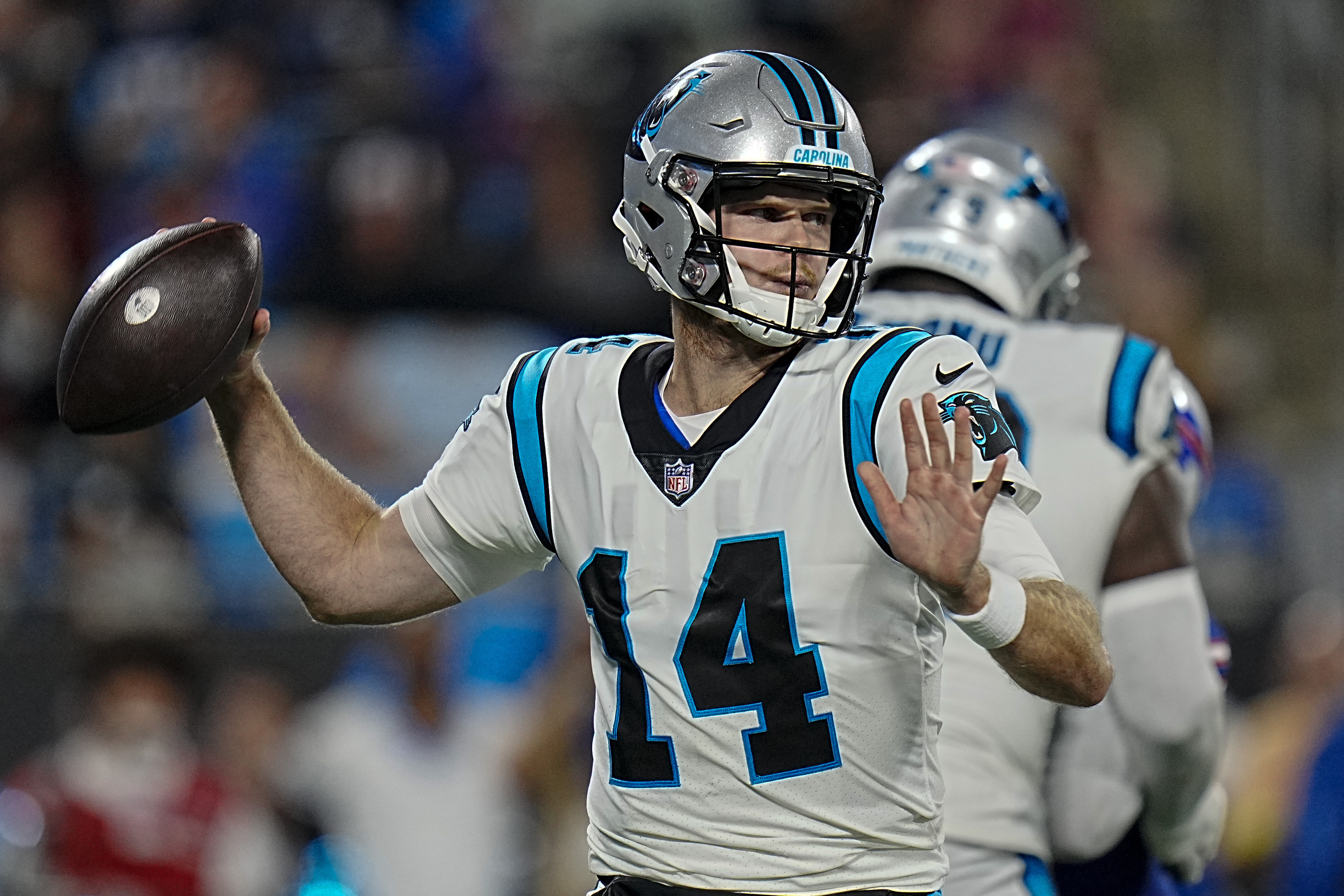 Mayfield throws 2 TD passes as Panthers defeat Bills 21-0; Darnold